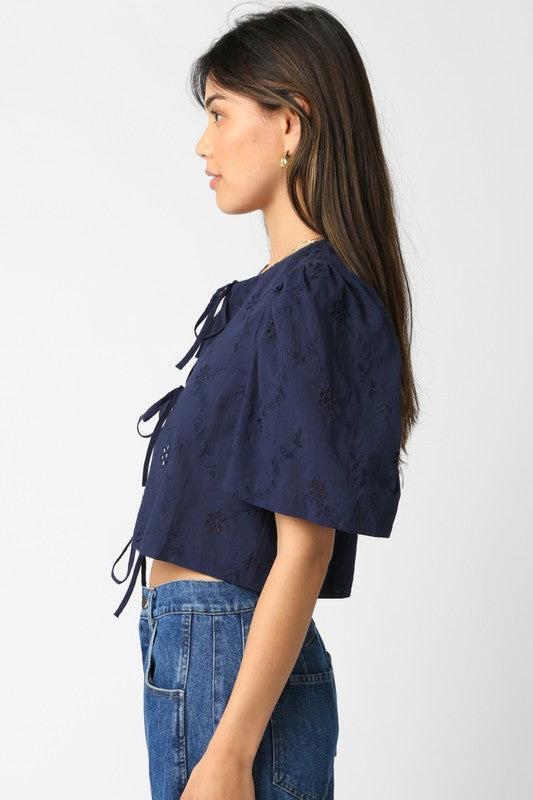 Ciera Tie Front Top Product Image