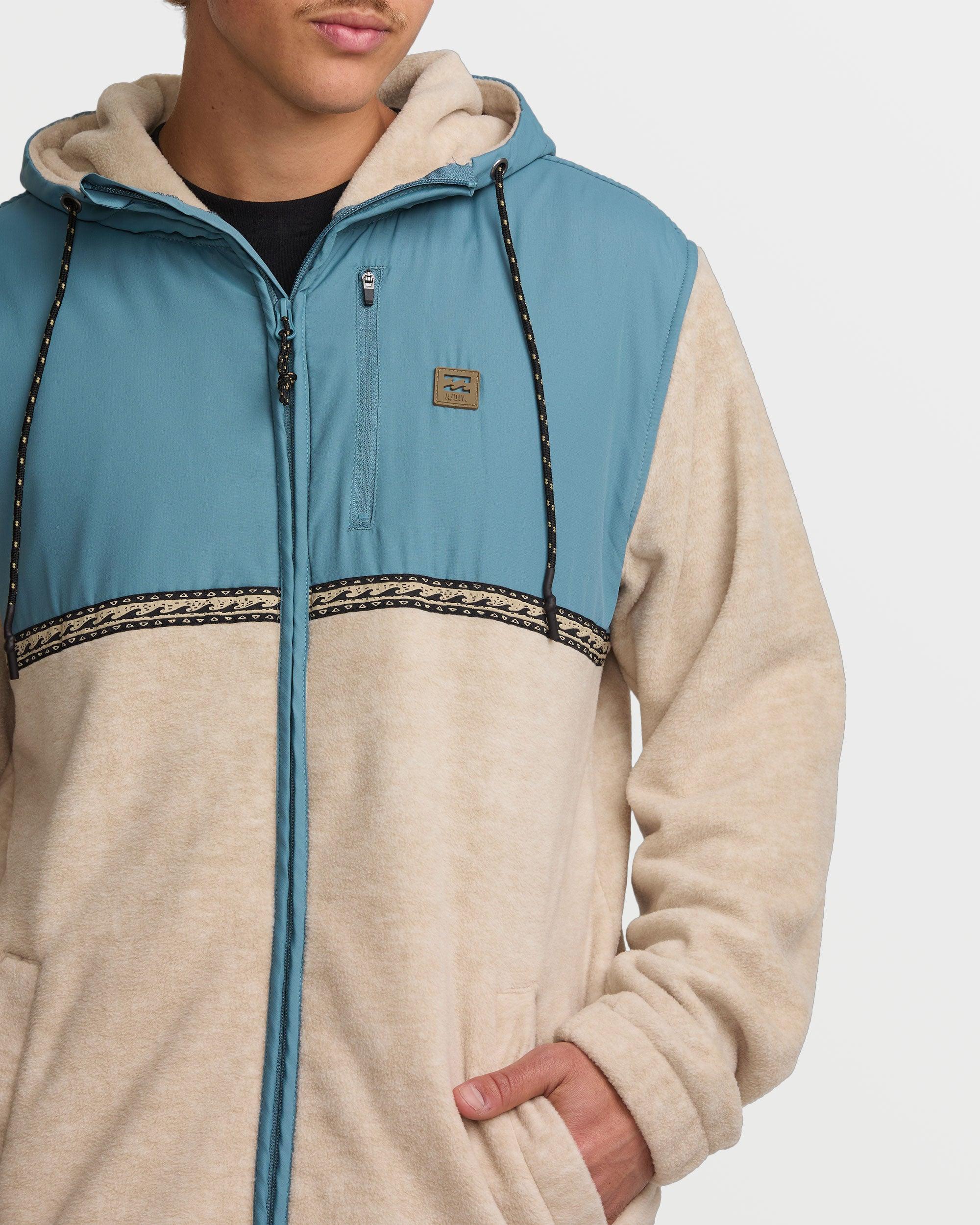 Boundary Lite Zip Sweatshirt - Bleached Sand Male Product Image