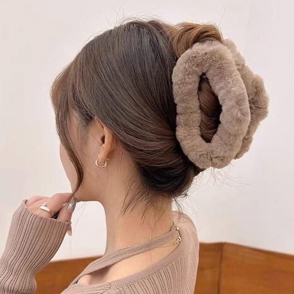 Cloud Chenille Hair Claw Clip Product Image