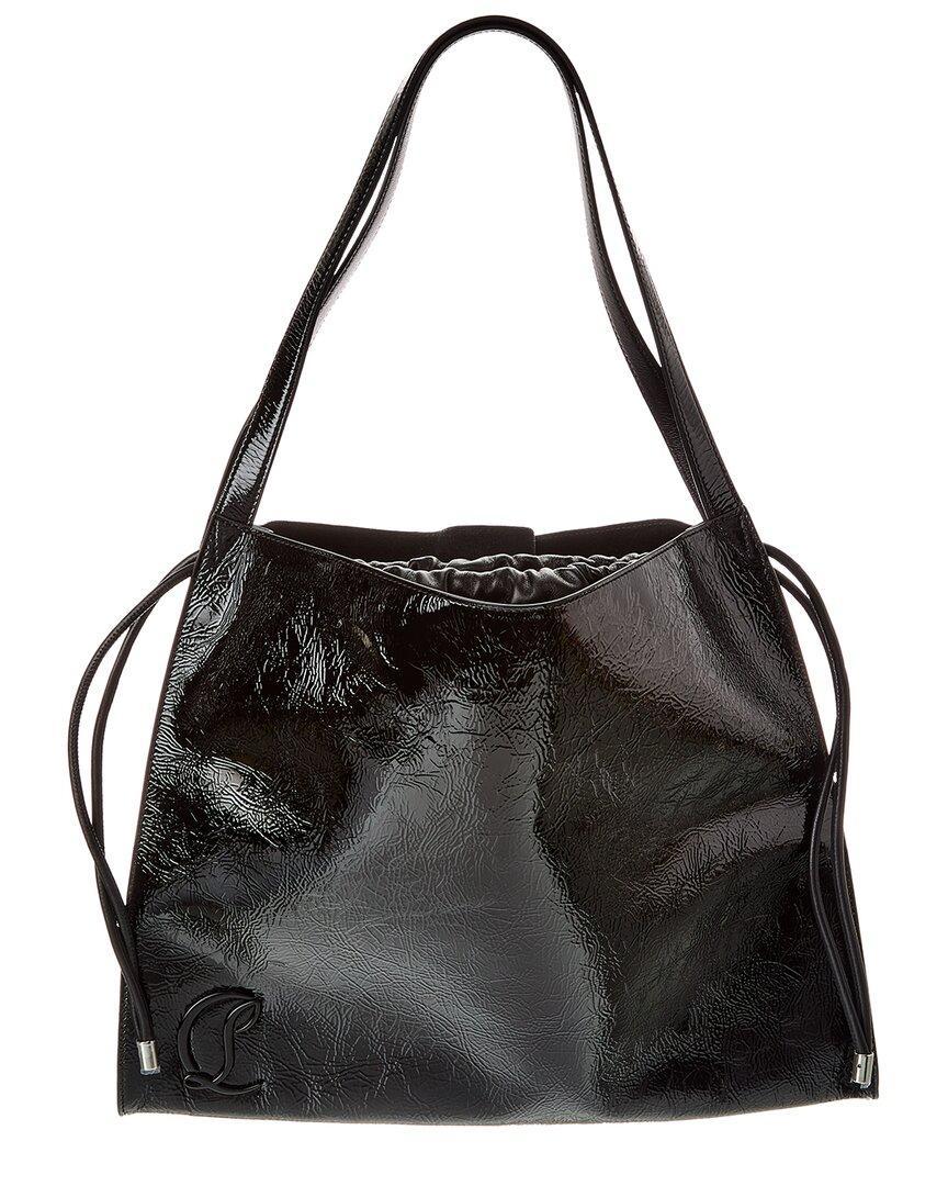 CHRISTIAN LOUBOUTIN Le 54 Patent Tote In Black Product Image