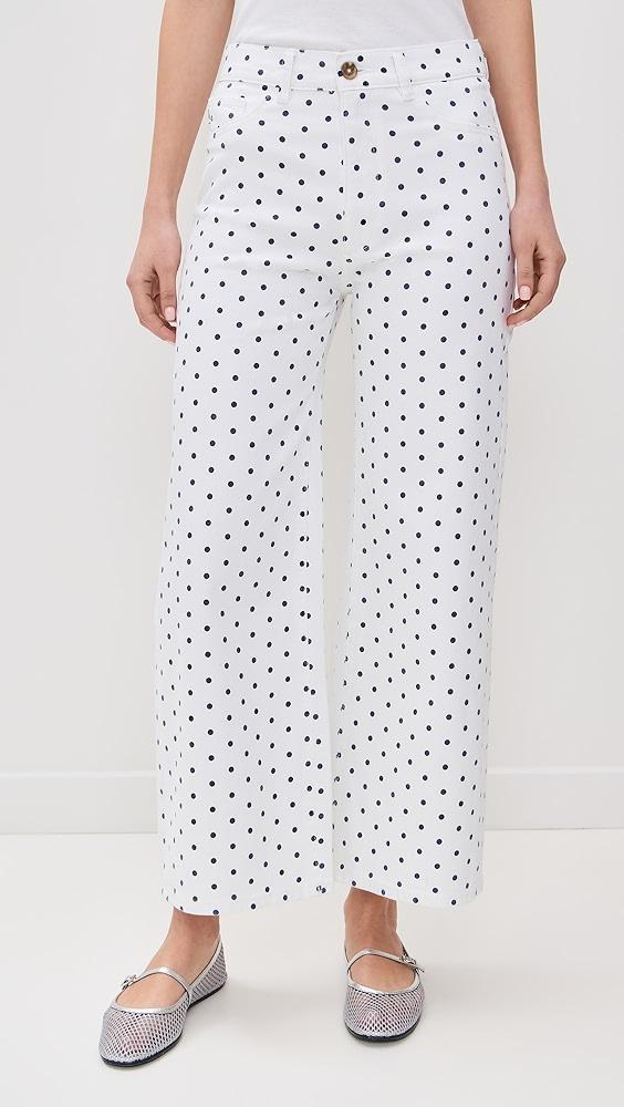 DL1961 Hepburn Wide Leg High Rise Ankle Jeans | Shopbop Product Image