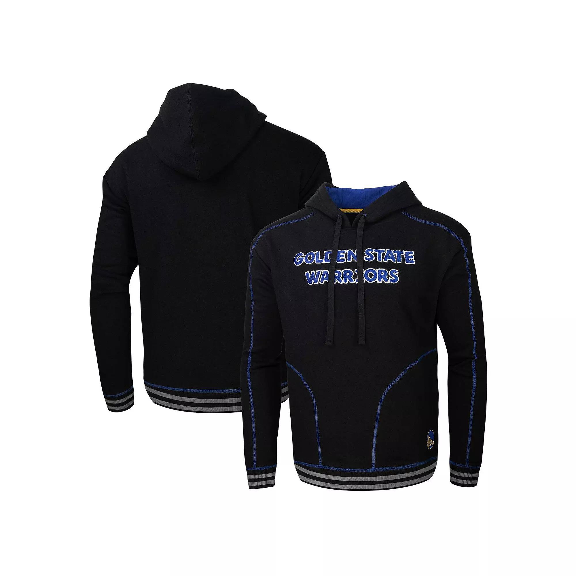 Men's Stadium Essentials  Black Golden State Warriors Baseline Pullover Hoodie, Size: Medium Product Image