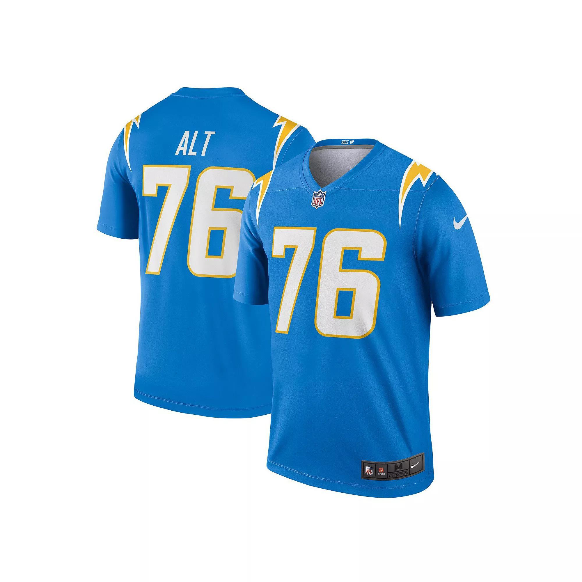 Men's Nike Joe Alt Powder Blue Los Angeles Chargers Team Legend Player Performance Top, Size: 2XL, Light Product Image