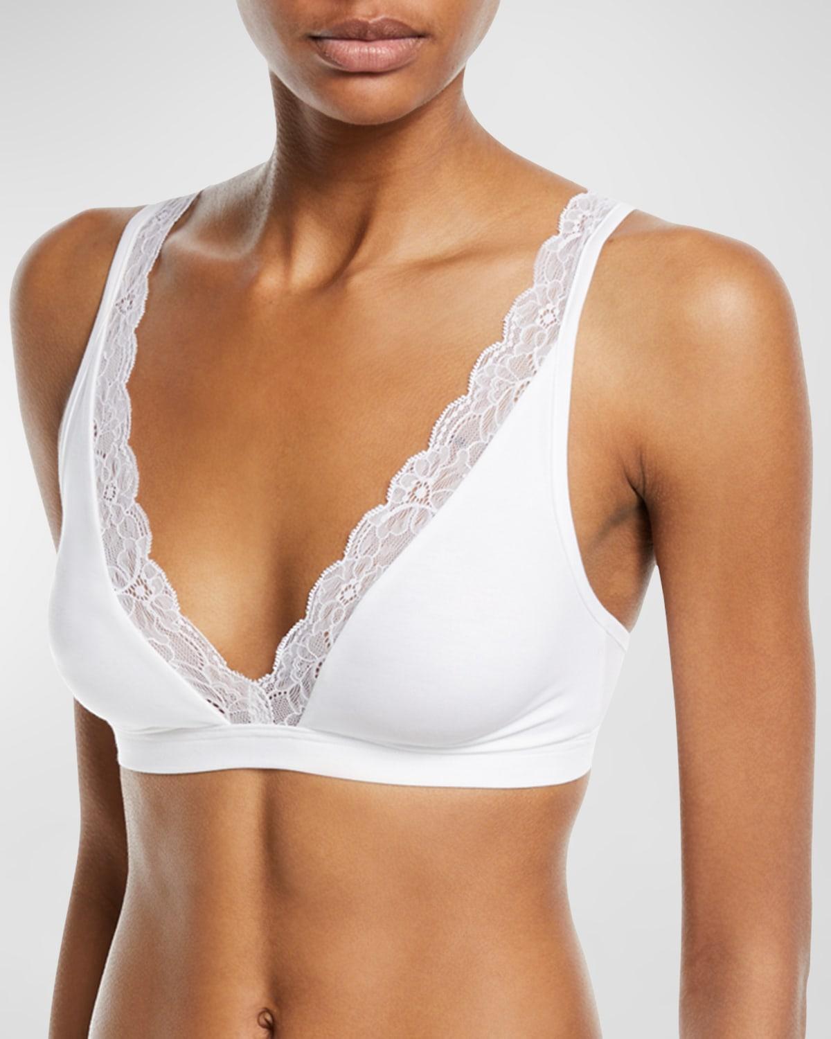 Cotton Lace Wire-Free Soft Cup Bra Product Image