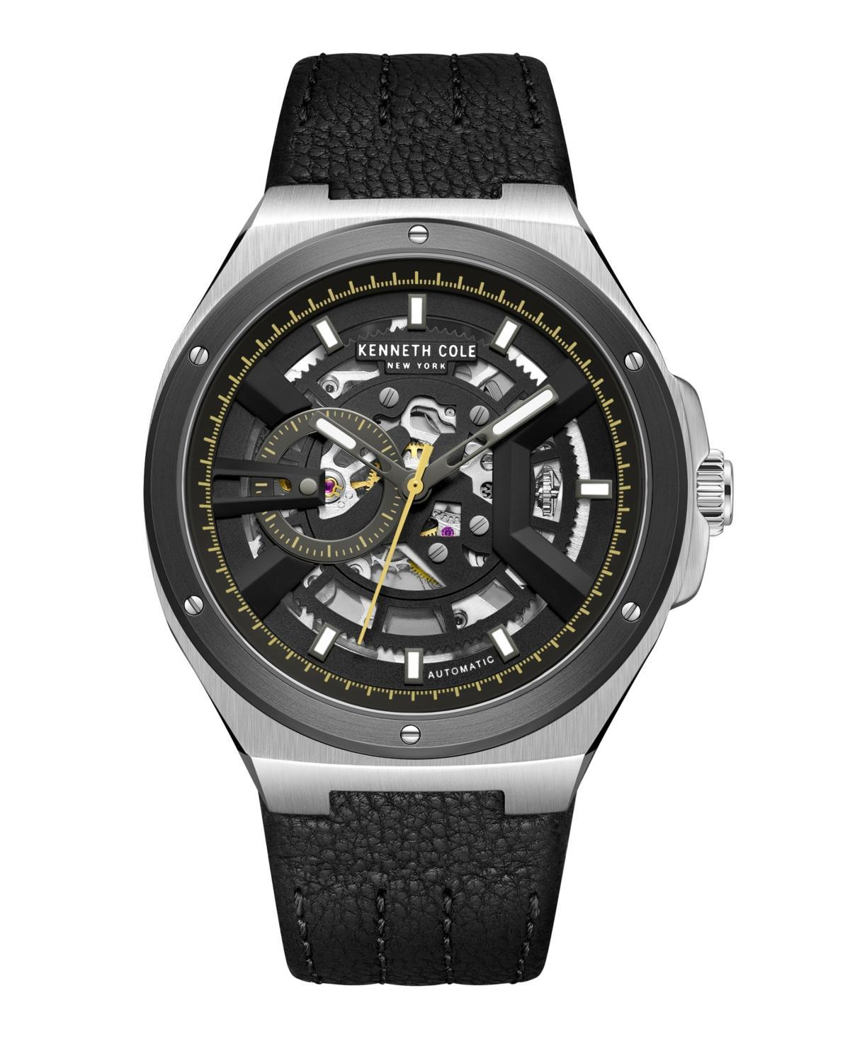 Kenneth Cole New York Mens Automatic Gunmetal Stainless Steel Watch 43.5mm Product Image