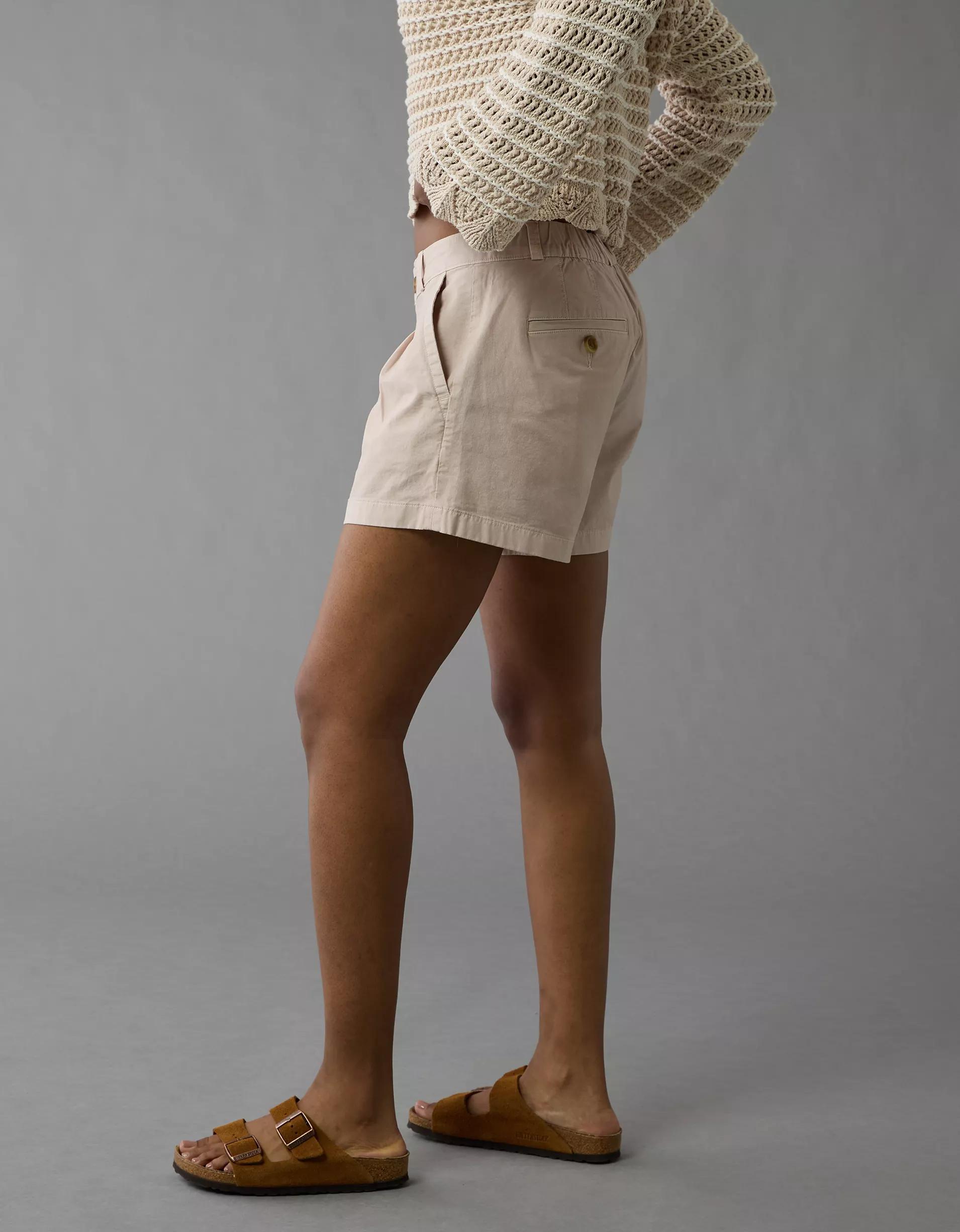 AE Snappy Stretch High-Waisted Trouser Short Product Image