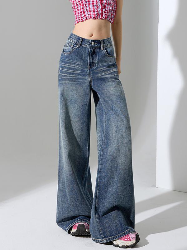 Loose-Fitting Boyfriend Jeans Product Image