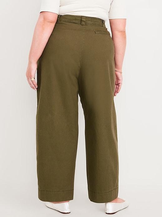 Extra High-Waisted Barrel Wide-Leg Pants Product Image