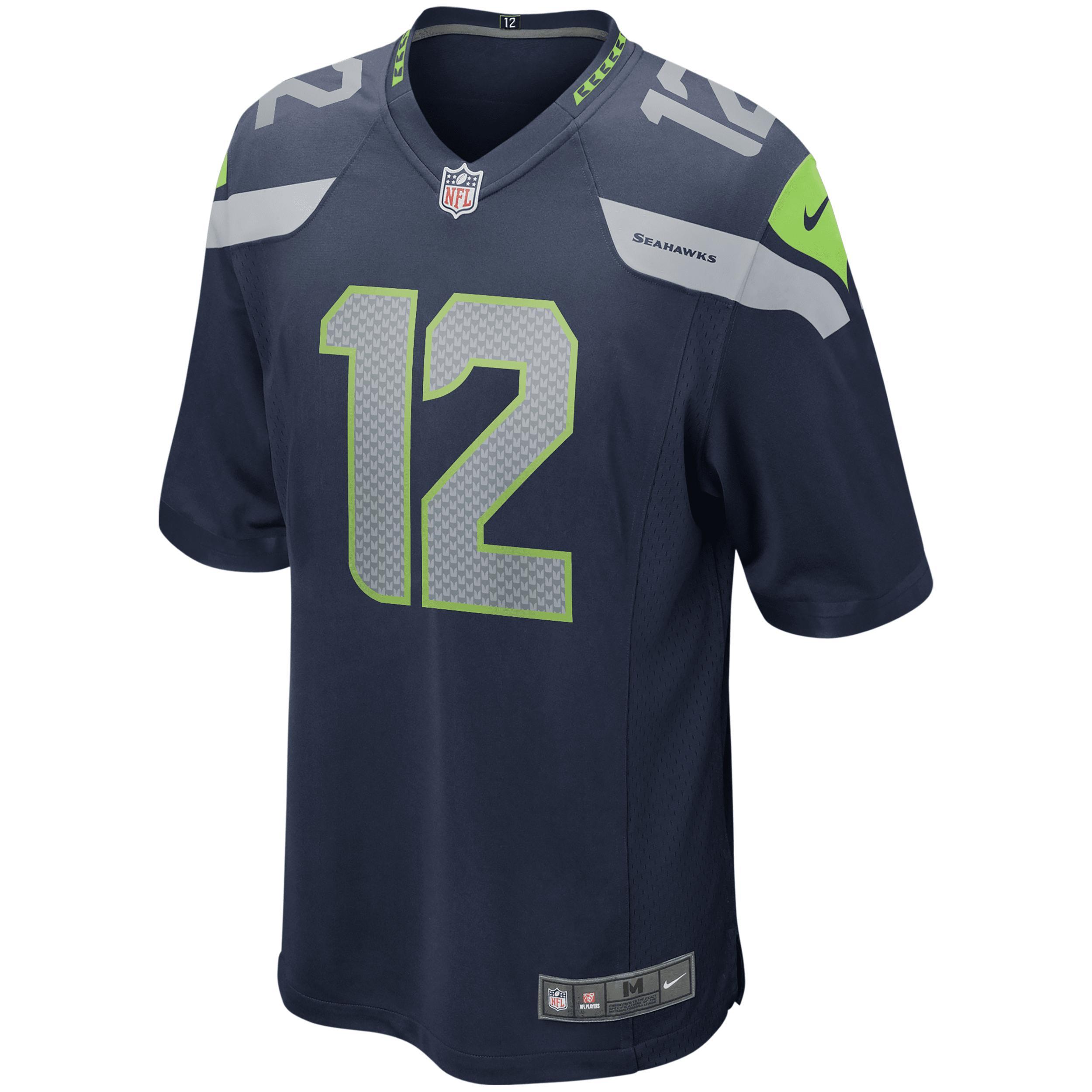 12 Fan Seattle Seahawks Nike Men's NFL Game Jersey Product Image