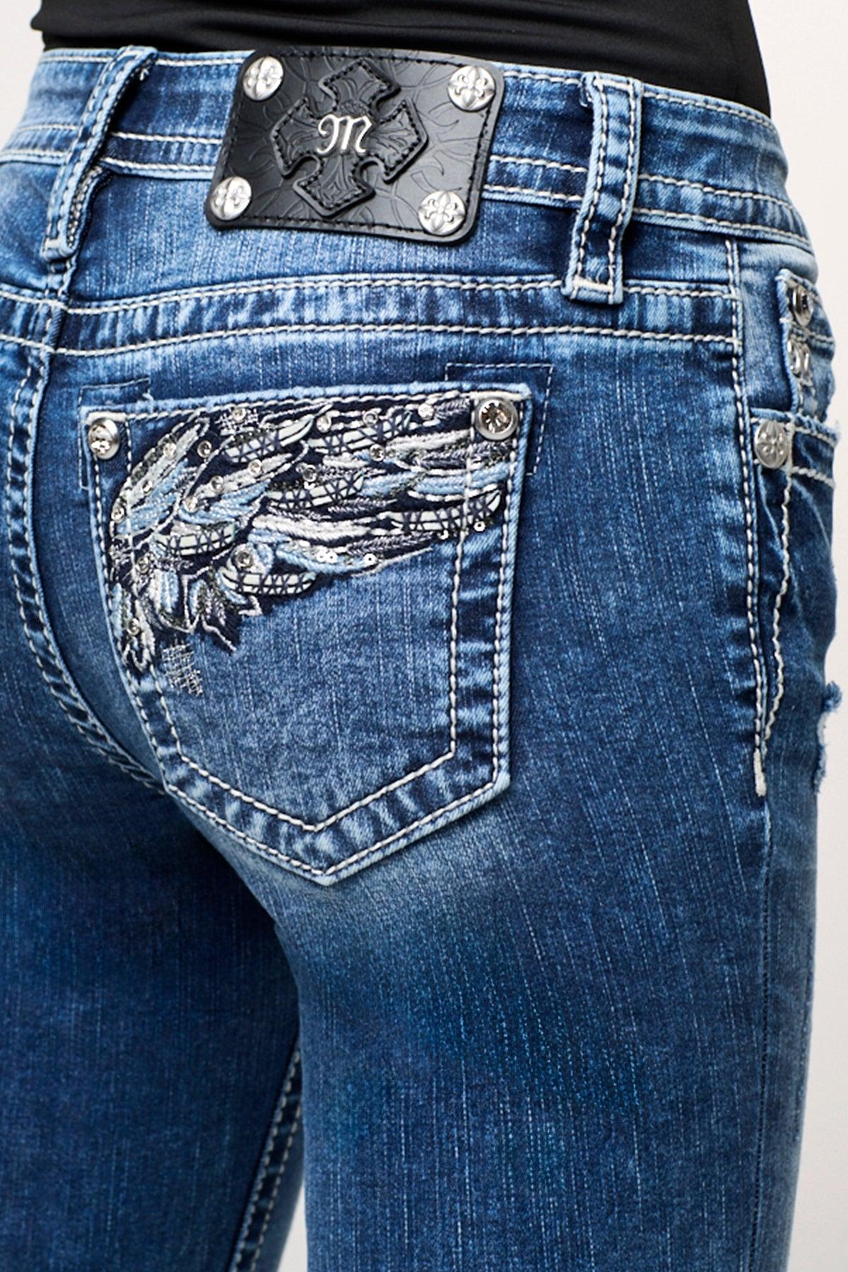 Louise Wings Bootcut Jeans Product Image