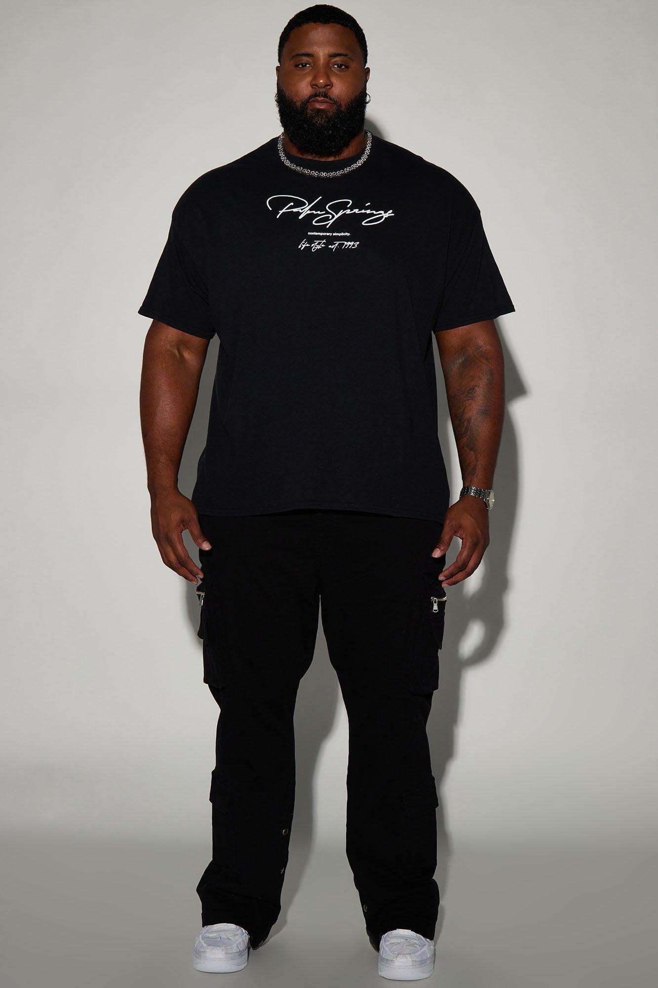 Palm Springs Vibes Short Sleeve Tee - Black Product Image