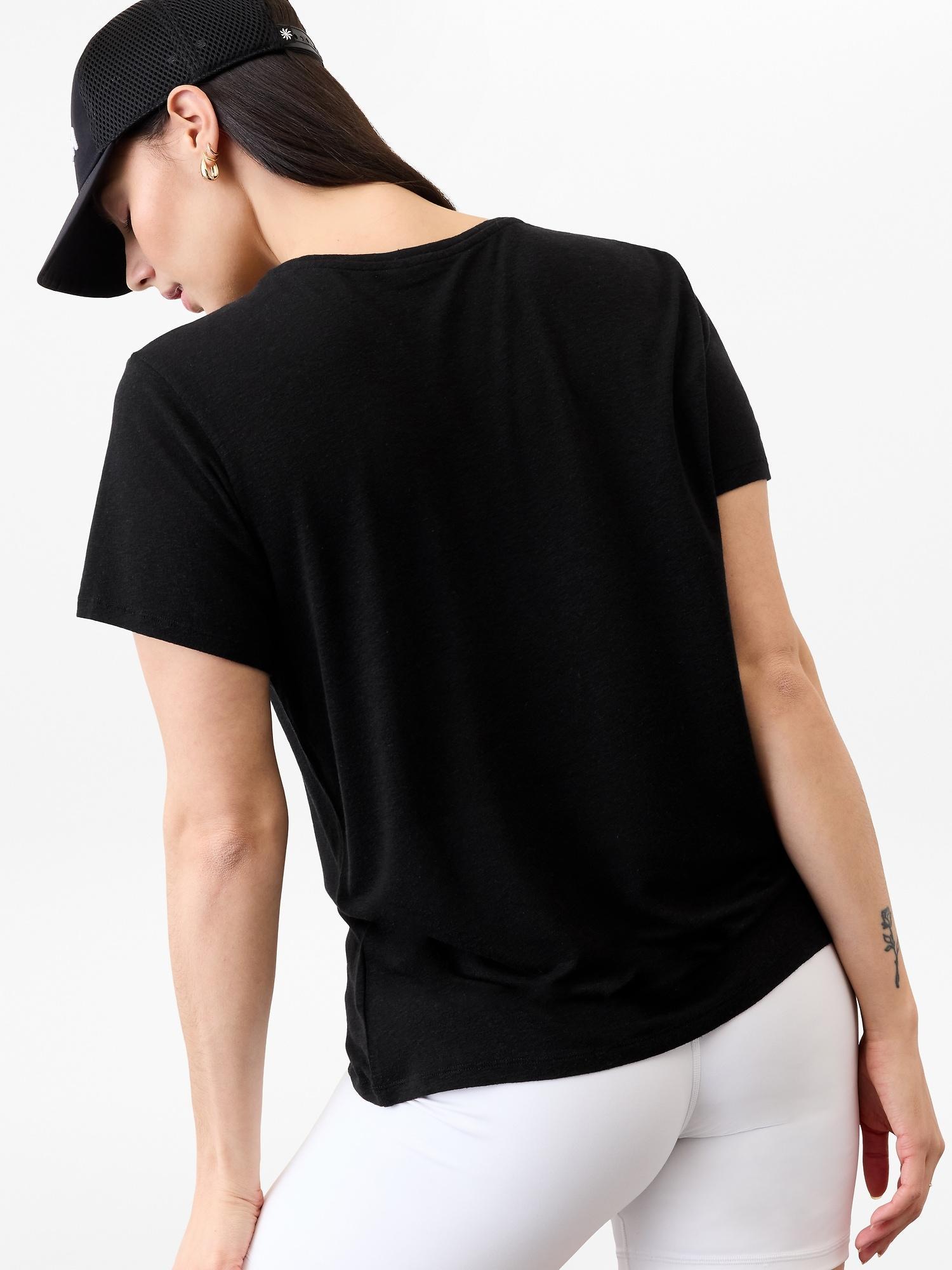 Getaway Linen Blend Tee Product Image