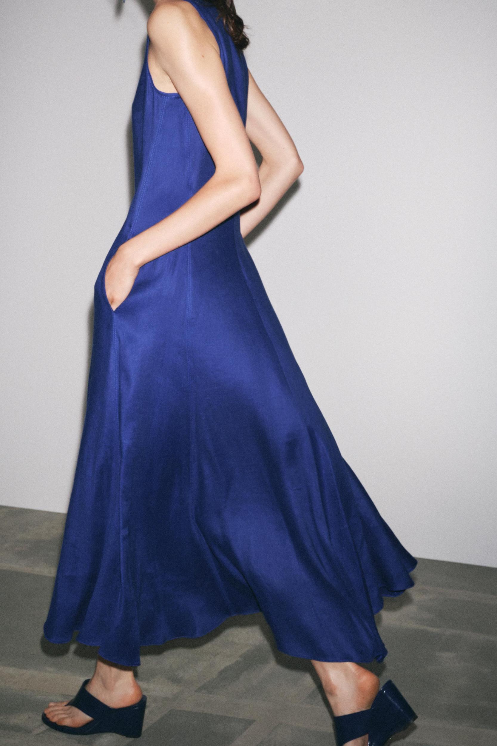 ZW COLLECTION LINEN BLEND DRESS Product Image