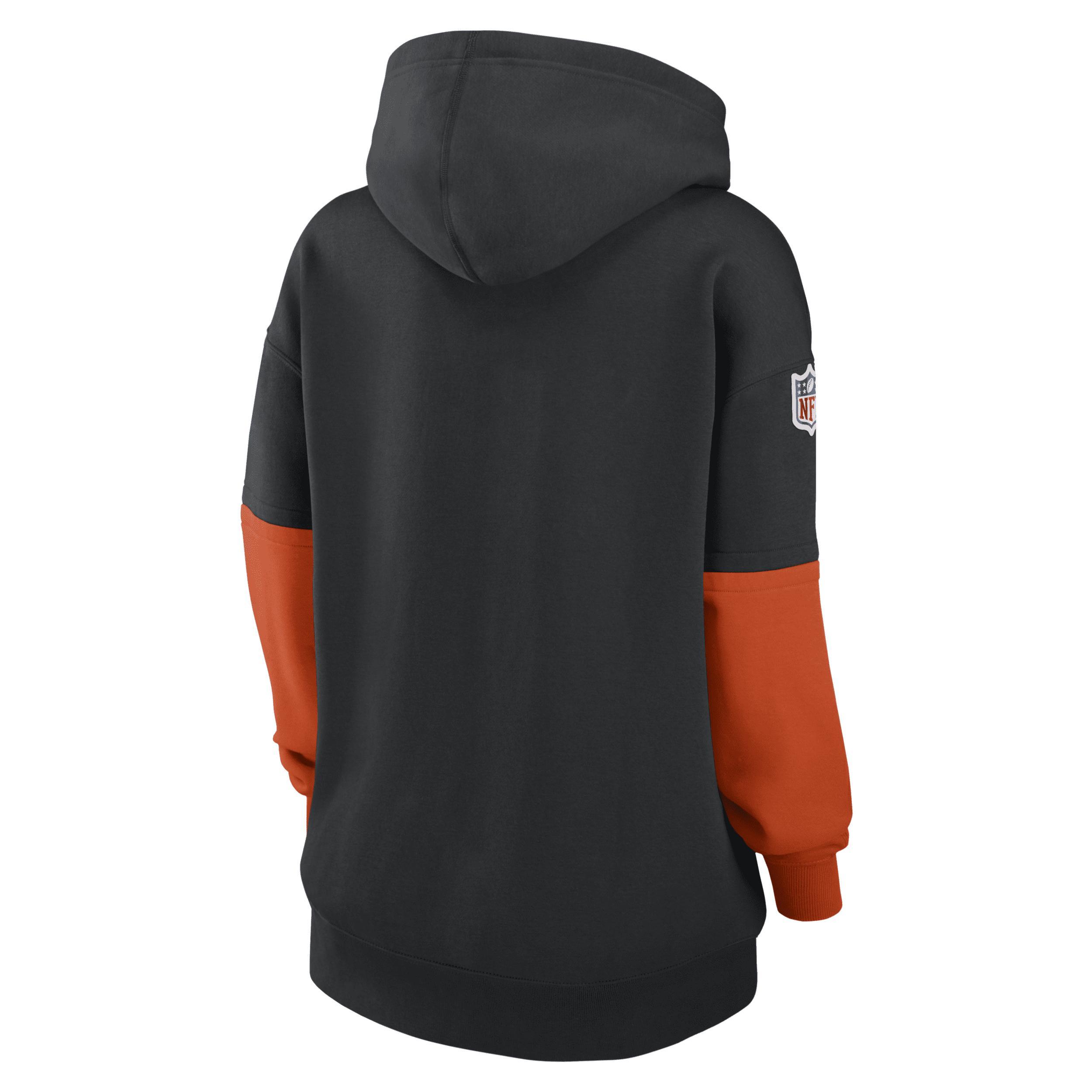 Cincinnati Bengals Sideline Essential Nike Women's NFL Pullover Hoodie Product Image