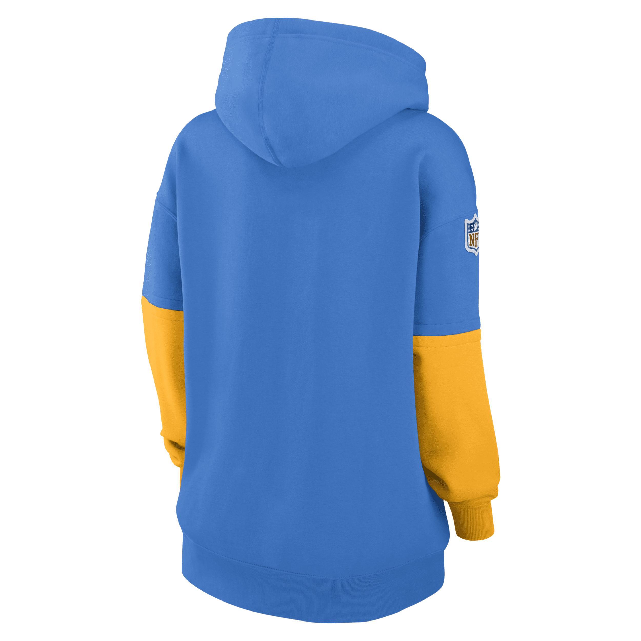 Los Angeles Chargers Sideline Essential Nike Women's NFL Pullover Hoodie Product Image