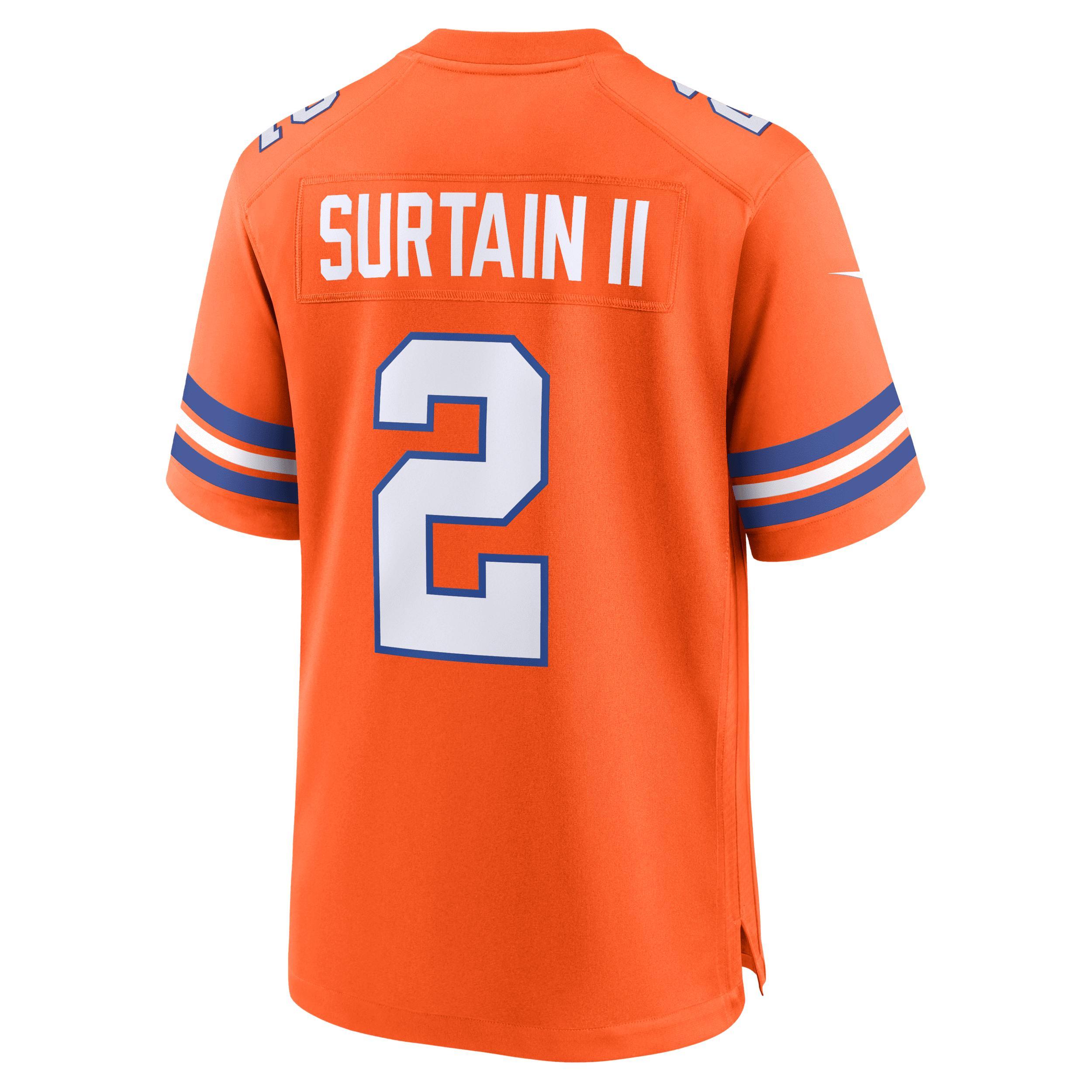 Patrick Surtain II Denver Broncos Nike Men's NFL Game Football Jersey Product Image