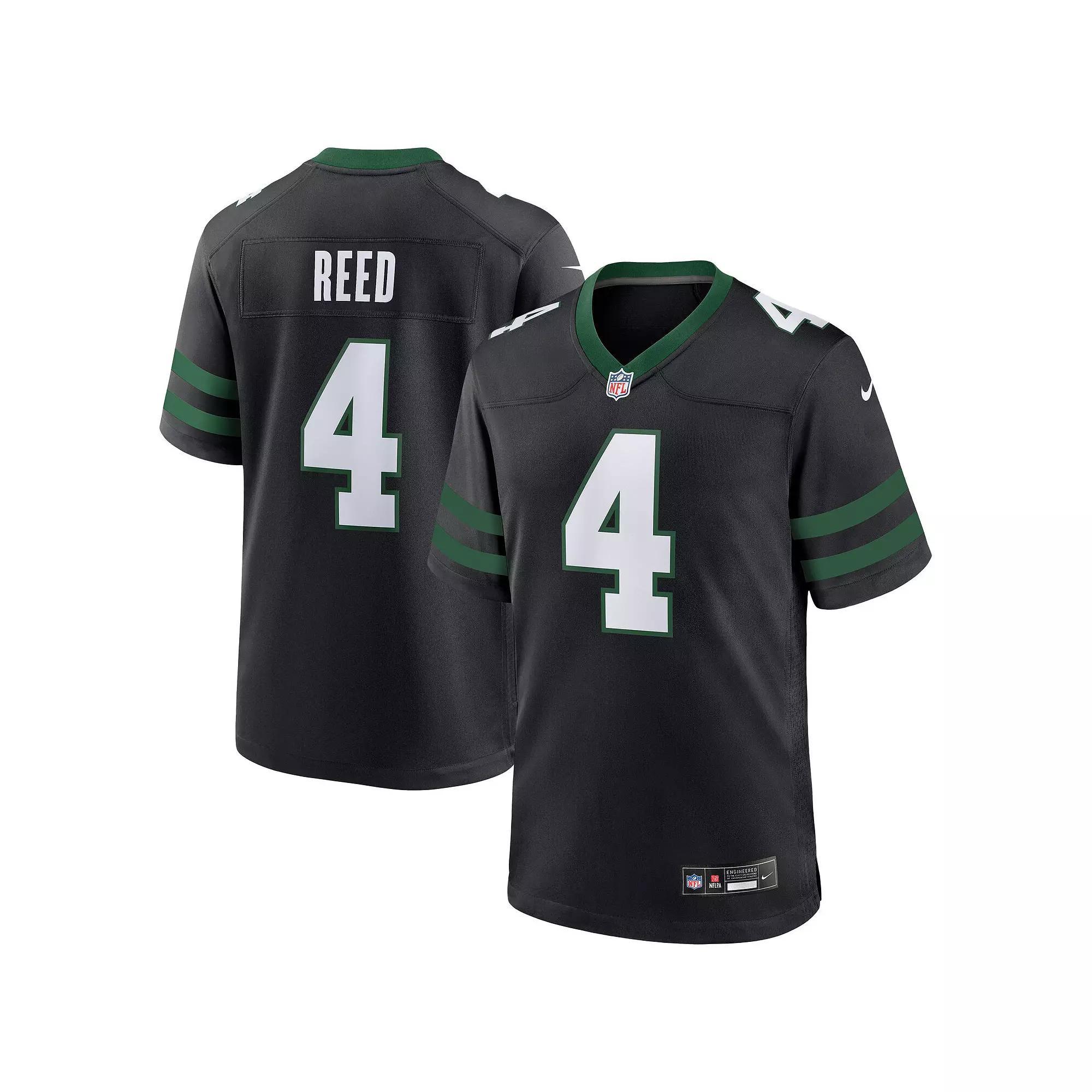 Men's Nike D.J. Reed Legacy Black New York Jets Alternate Game Jersey, Size: 3XL Product Image