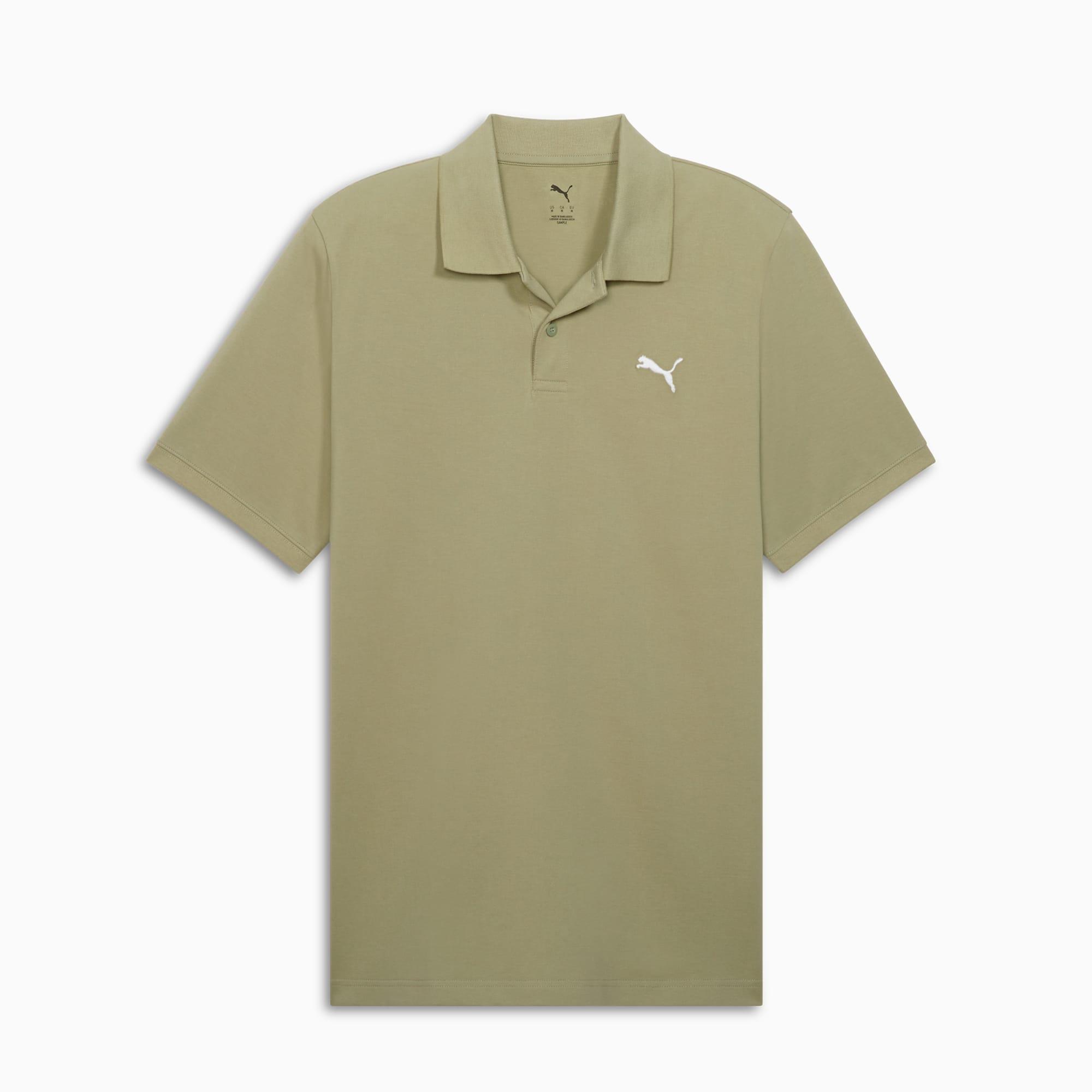 Essentials Small PUMA Logo Pique Polo US Men Product Image