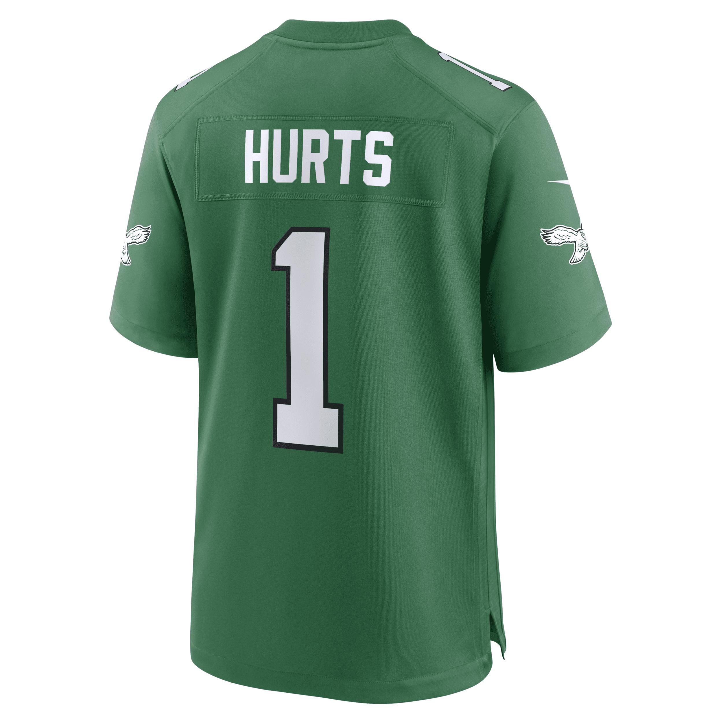 Jalen Hurts Philadelphia Eagles Nike Mens NFL Game Football Jersey | 67NM03T786F-CY0 Product Image