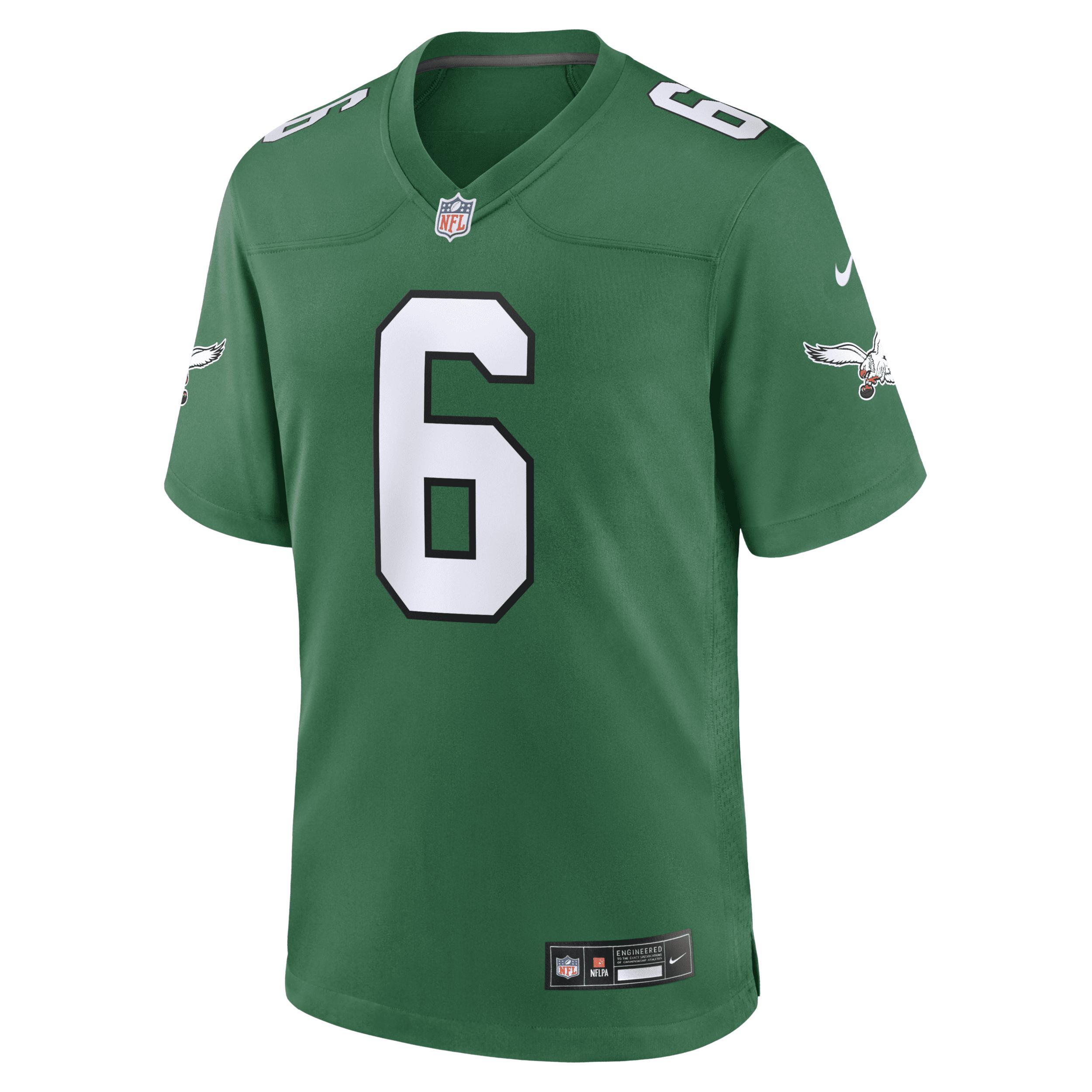 DeVonta Smith Philadelphia Eagles Nike Men's NFL Game Football Jersey Product Image