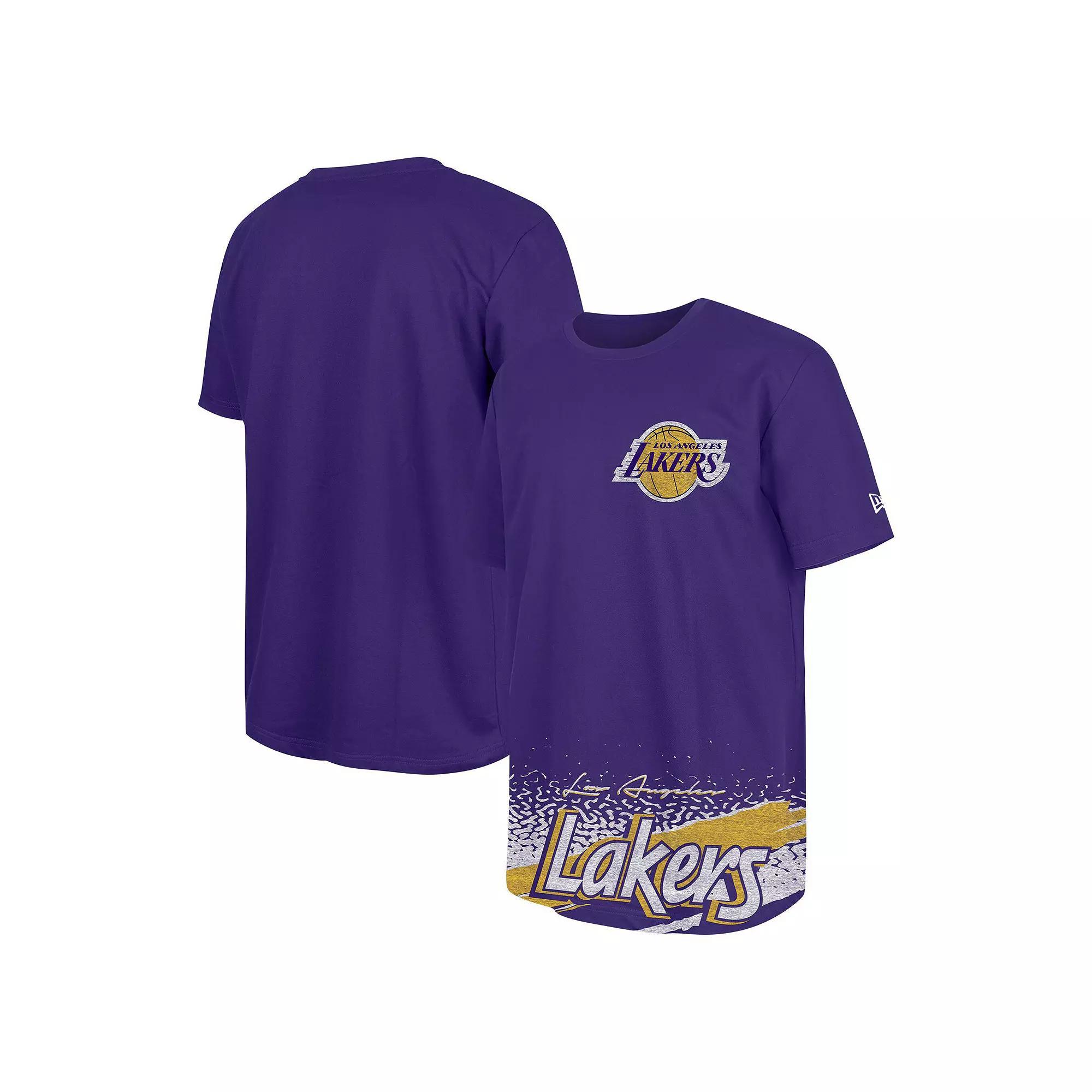 Men's New Era Purple Los Angeles Lakers Sport Classic T-Shirt,  Product Image