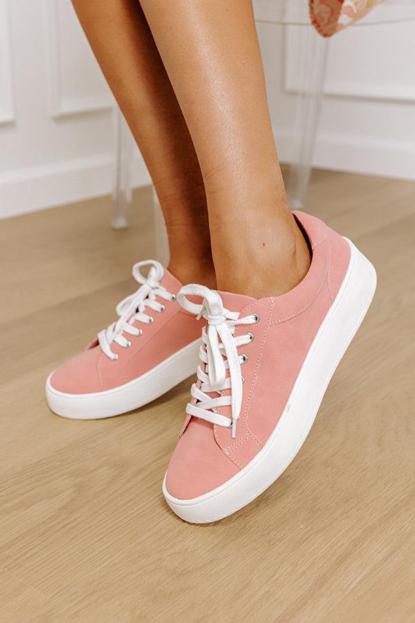 The Tilly Faux Suede Sneaker Product Image