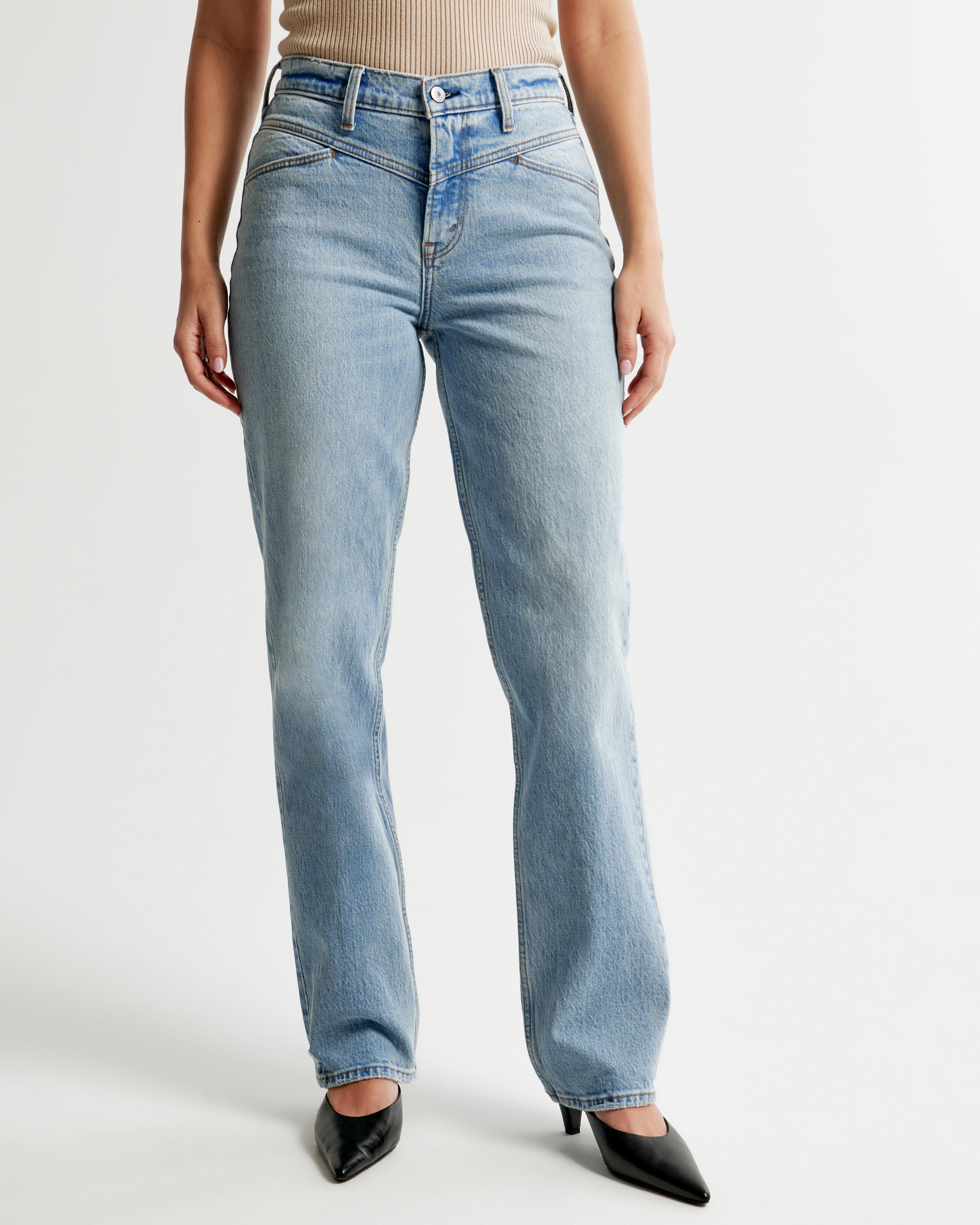 Curve Love Mid Rise 90s Straight Jean Product Image