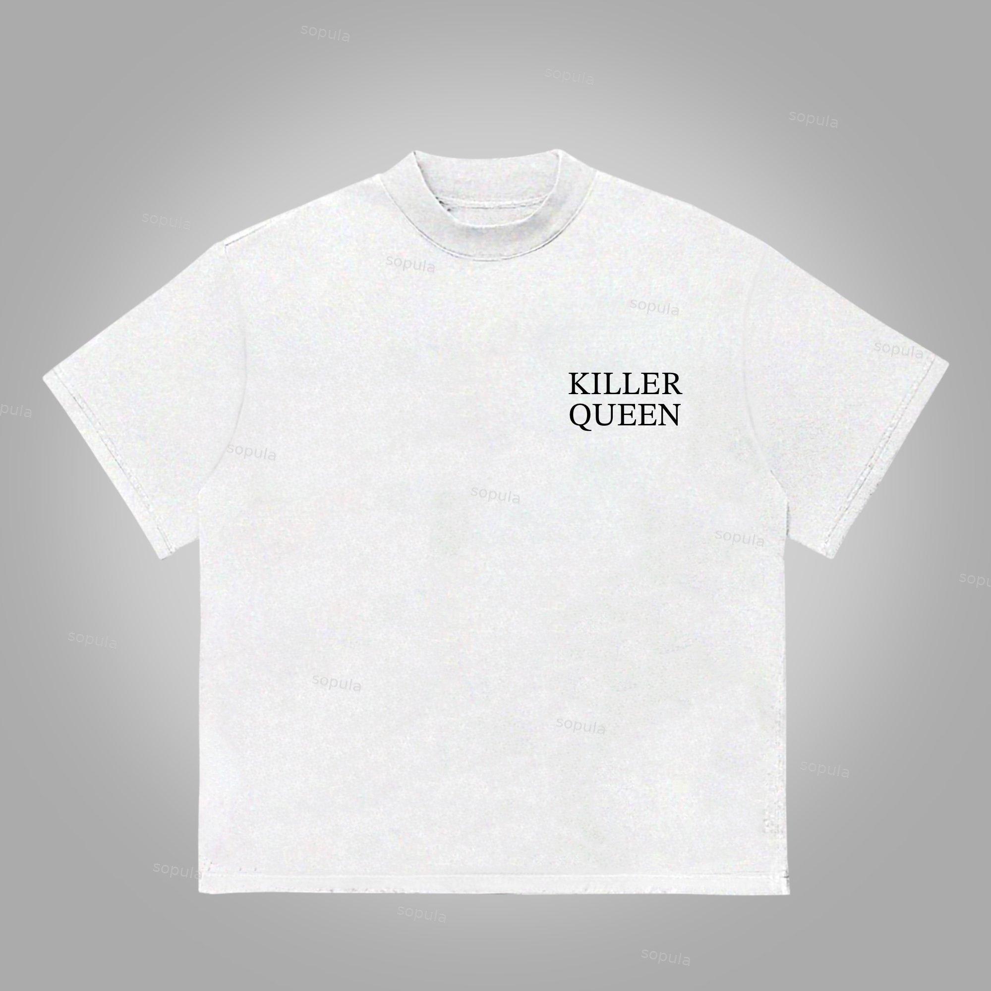 Jojo Killer Queen Graphics Cotton T-Shirt Product Image