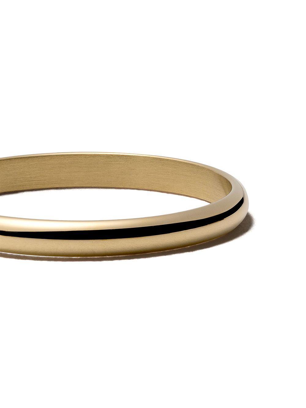 18kt yellow polished gold Le 2 Grammes half bangle ring Product Image