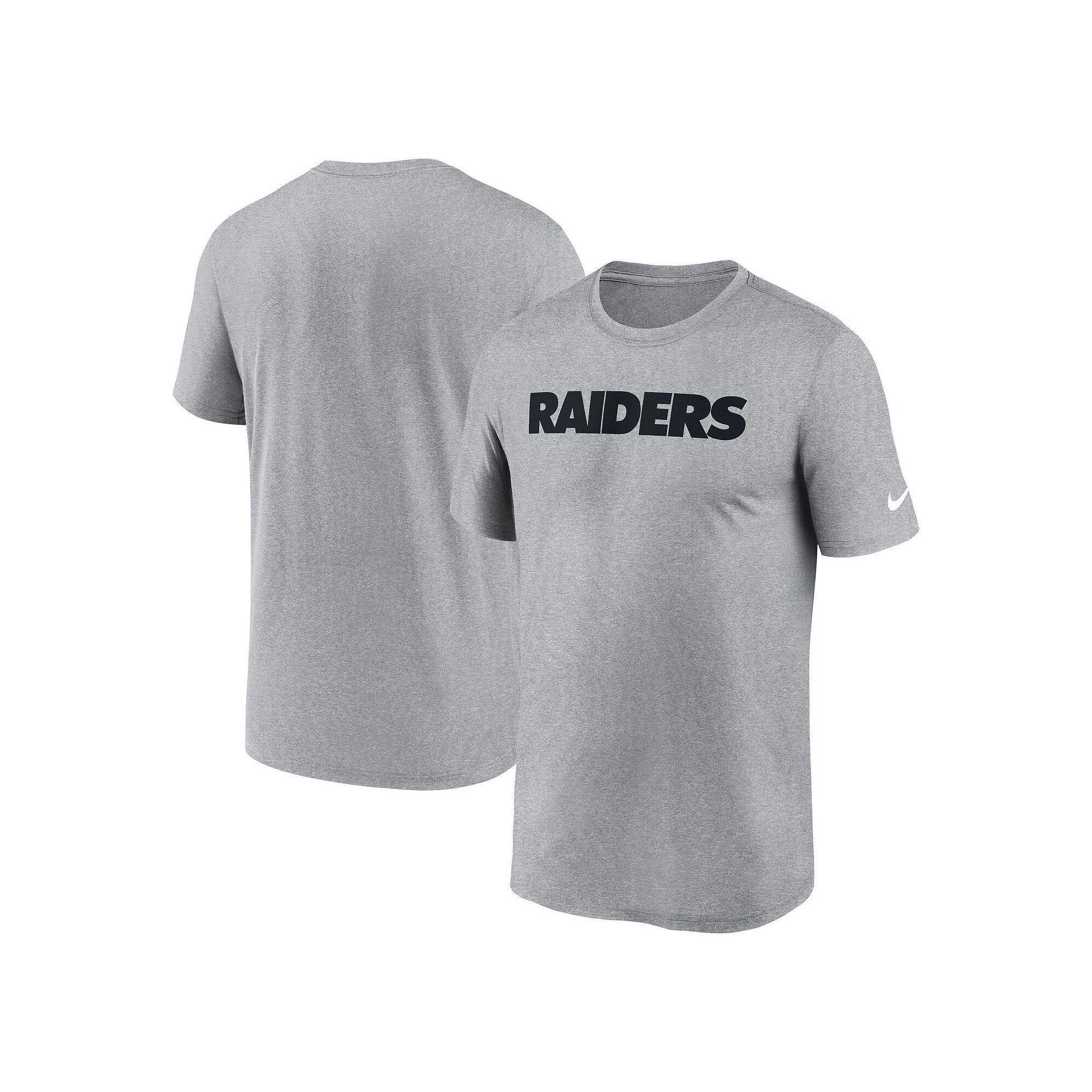 Men's Nike Heather Gray Georgia Bulldogs Primetime Legend Wordmark T-Shirt,  Product Image