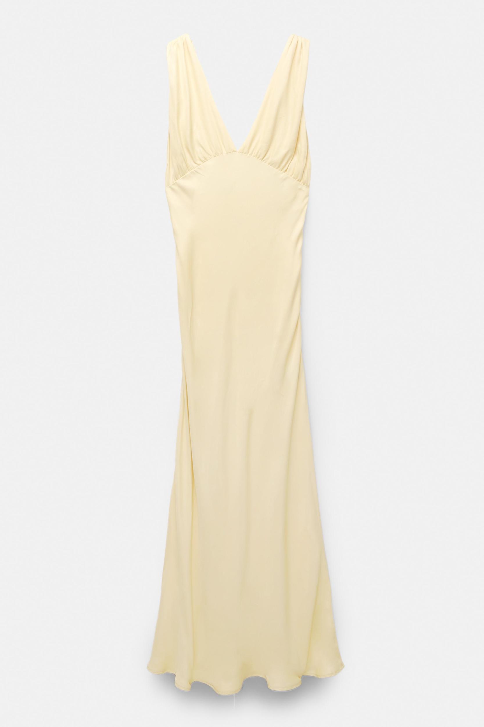 Satin midi dress Product Image