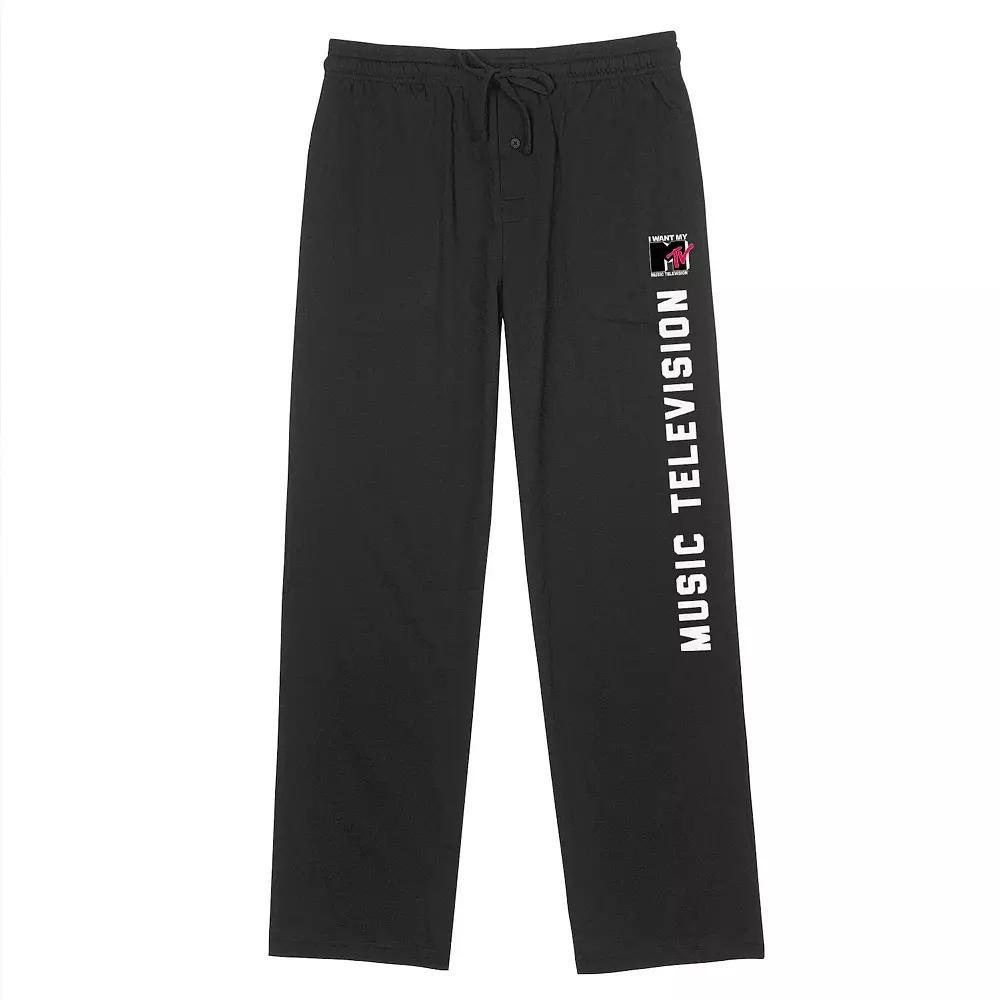 Mens MTV Music Television Logo Pajama Pants Product Image