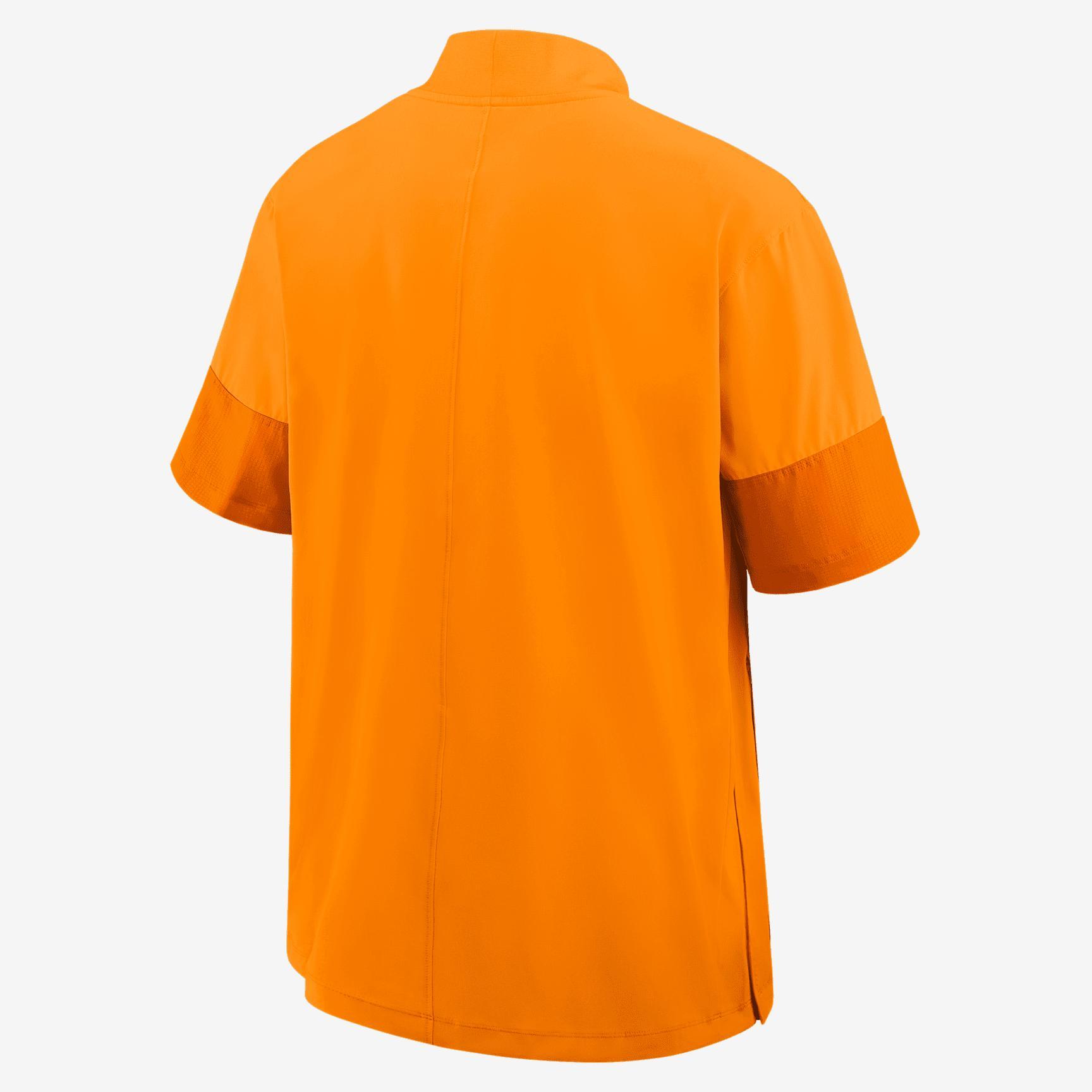 Tennessee Sideline Coach Nike Mens College 1/2-Zip Short-Sleeve Jacket | 03BO0DEYUTN-6XU Product Image