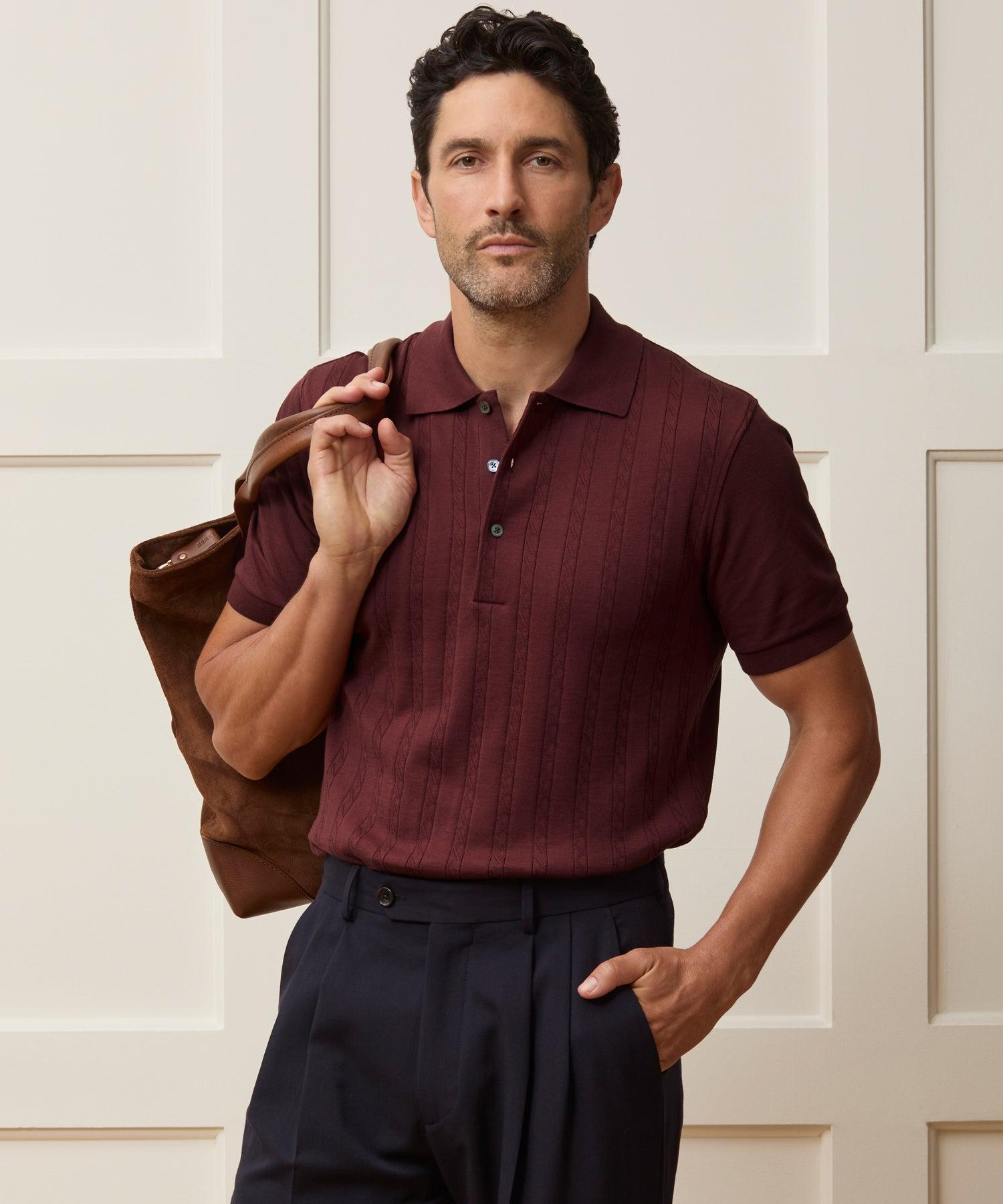 Cotton Cable Polo Product Image