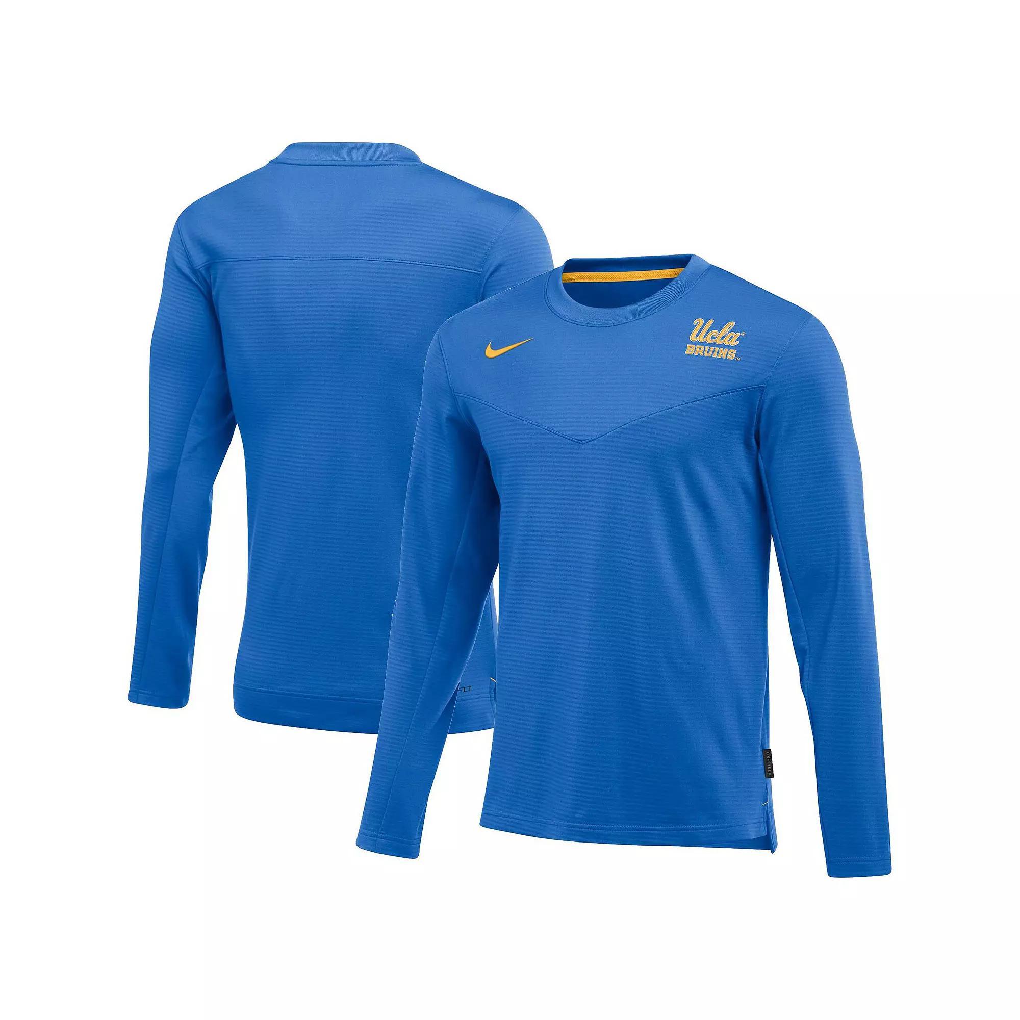 Men's Nike Blue UCLA Bruins 2022 Game Day Sideline Performance Long Sleeve T-Shirt,  Product Image