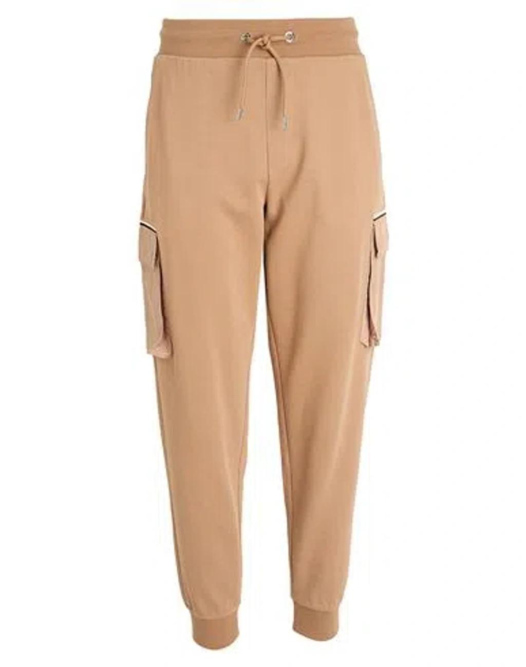 HUGO BOSS Boss Man Pants Sand Size Xl Cotton, Polyester In Beige Product Image