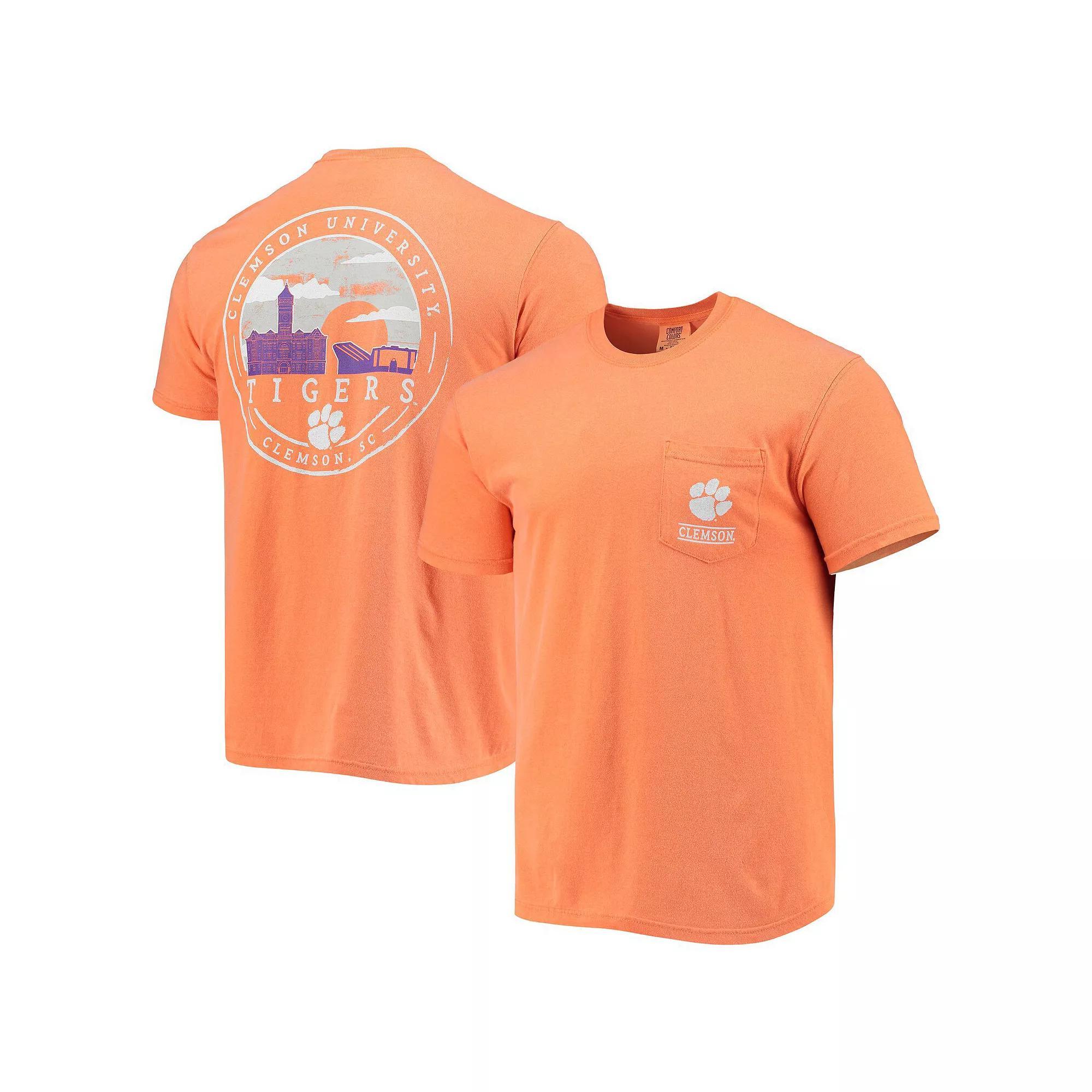 Mens Clemson Tigers Circle Campus Scene T-Shirt Product Image