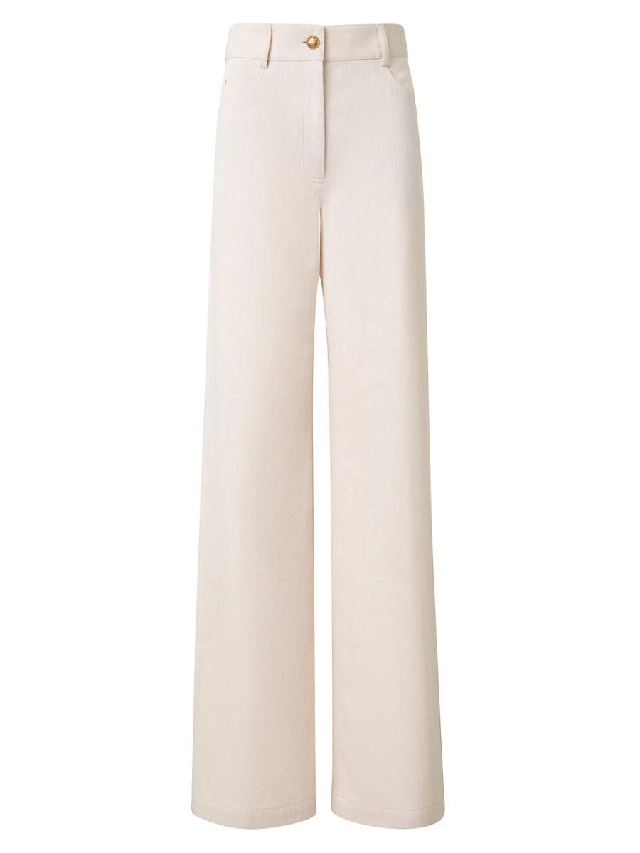 Womens Cooper Cotton-Wool Wide-Leg Pants Product Image