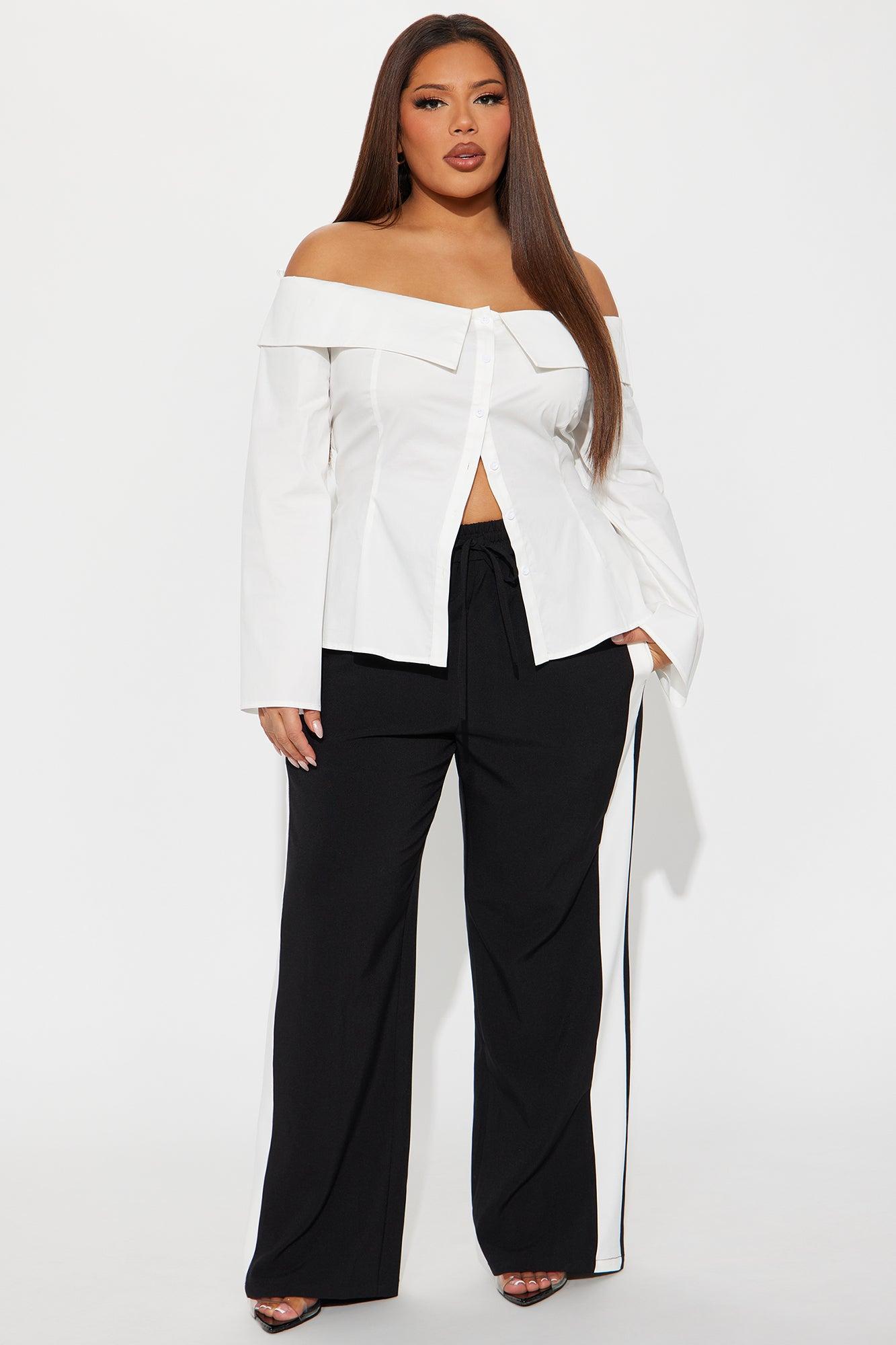 Never Too Late Track Pant - Black/combo Product Image