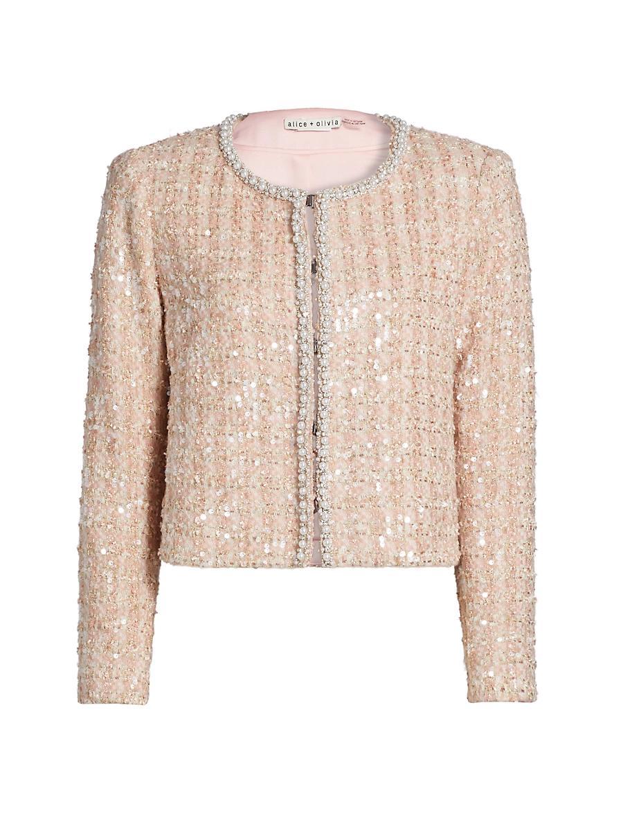 Womens Kidman Embellished Tweed Jacket Product Image