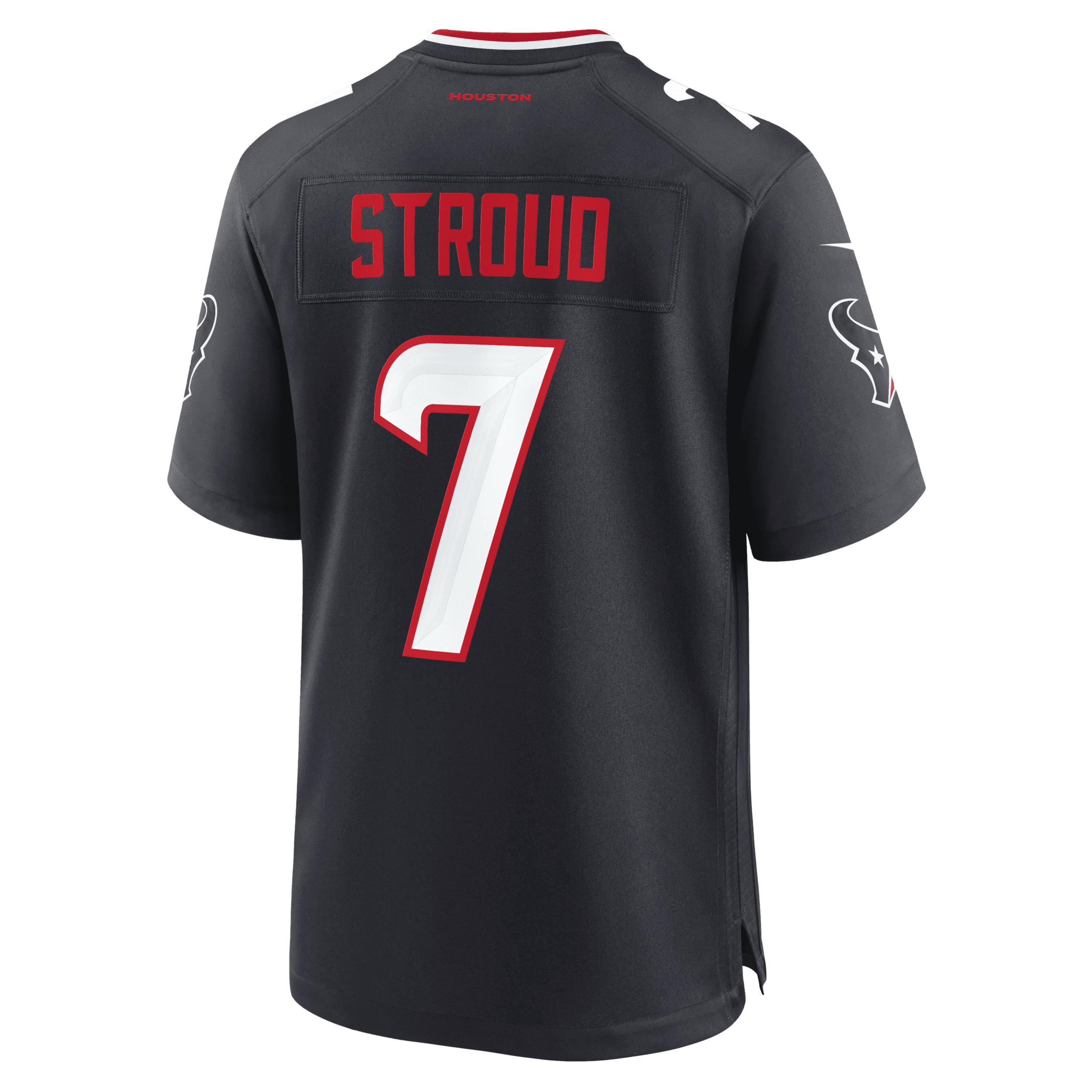 C.J. Stroud Houston Texans Nike Mens NFL Game Football Jersey | 67NM0B9F9HF-D1B Product Image