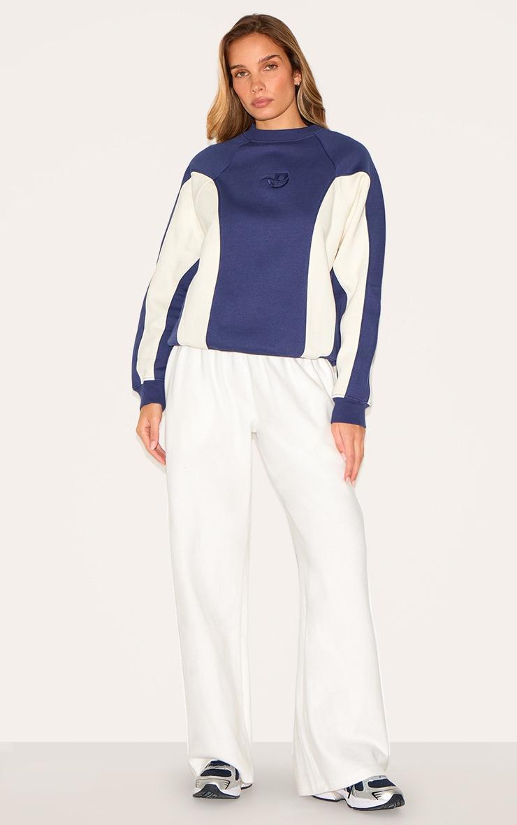 Navy Sport Collective Contrast Binding Sweatshirt Product Image