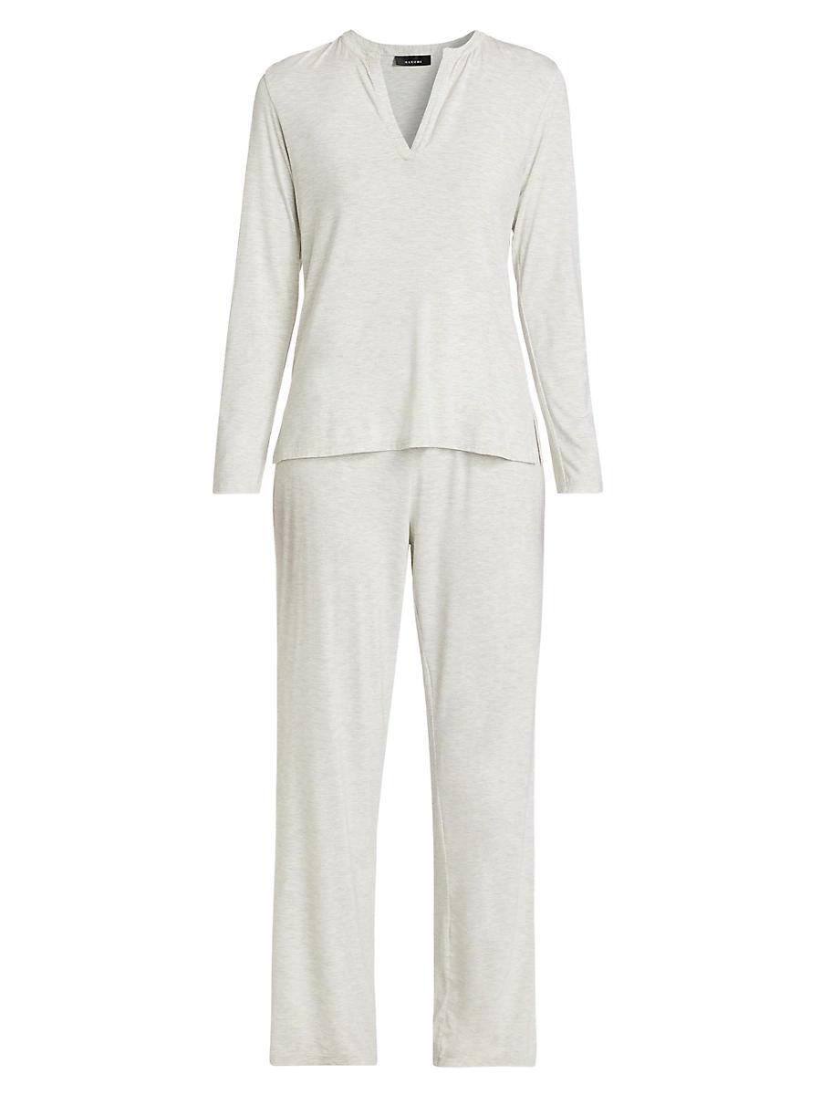 Womens Feathers Elements 2-Piece Jersey Crop Lounge Set Product Image