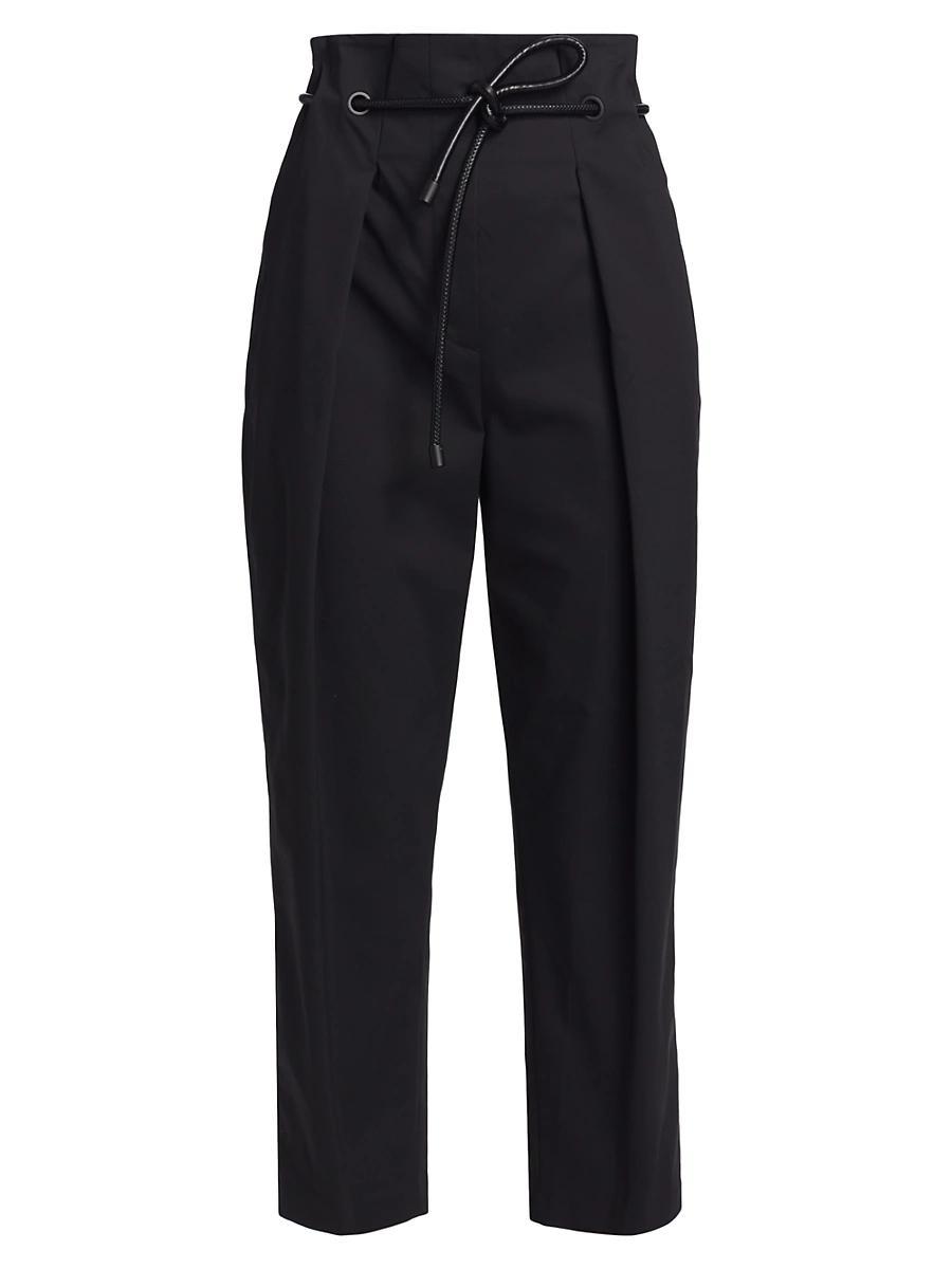 Womens Orgami Belted Straight-Leg Trousers Size 0 Product Image