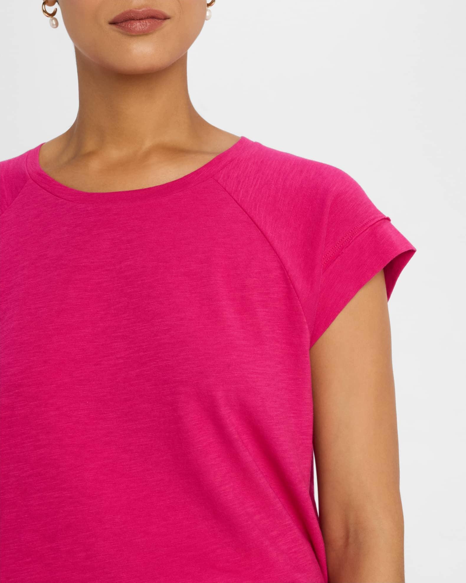 Raglan-Sleeve Organic Cotton Jersey Top Product Image