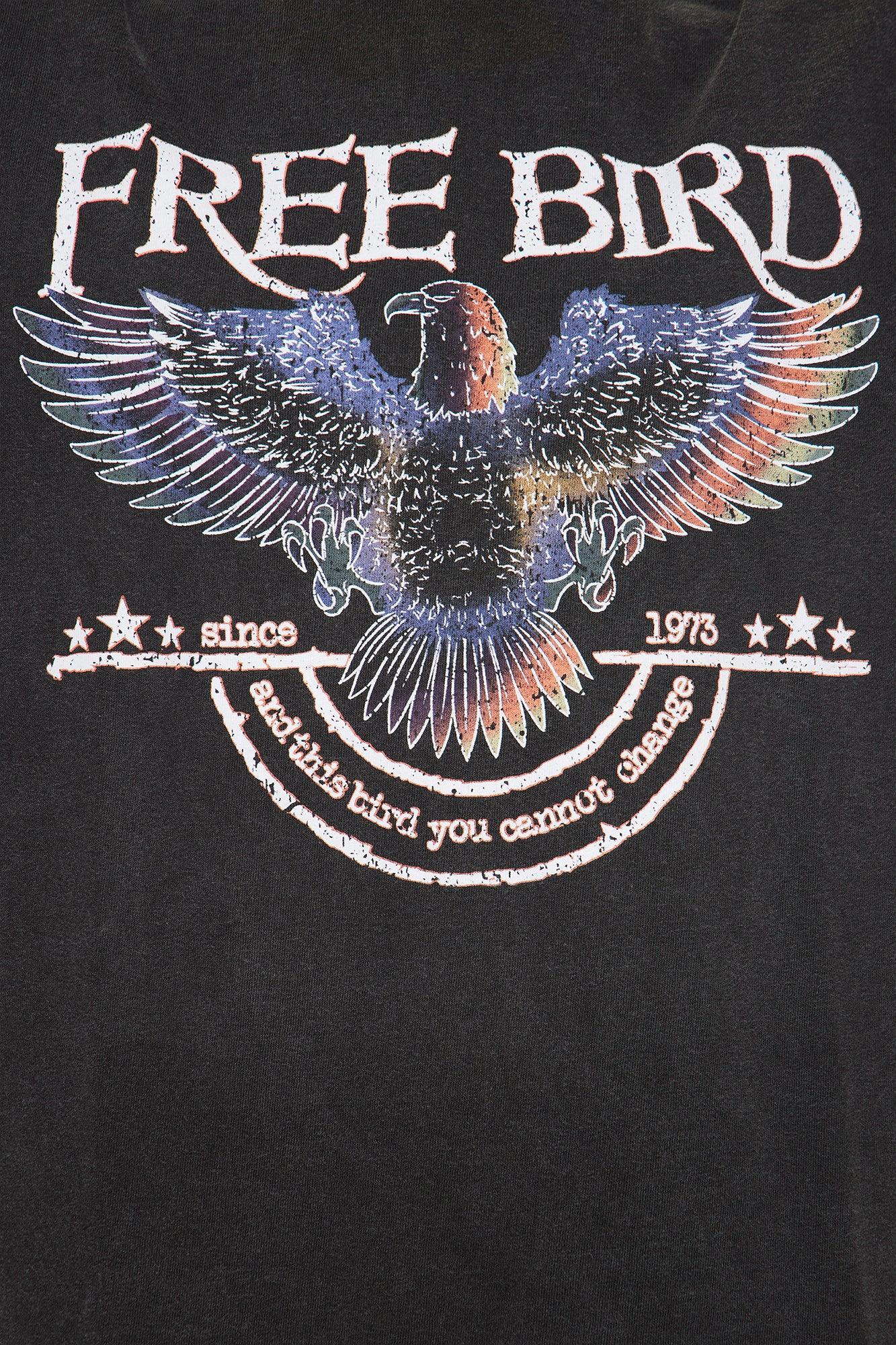 Free Bird Washed Oversized Tee - Black Product Image