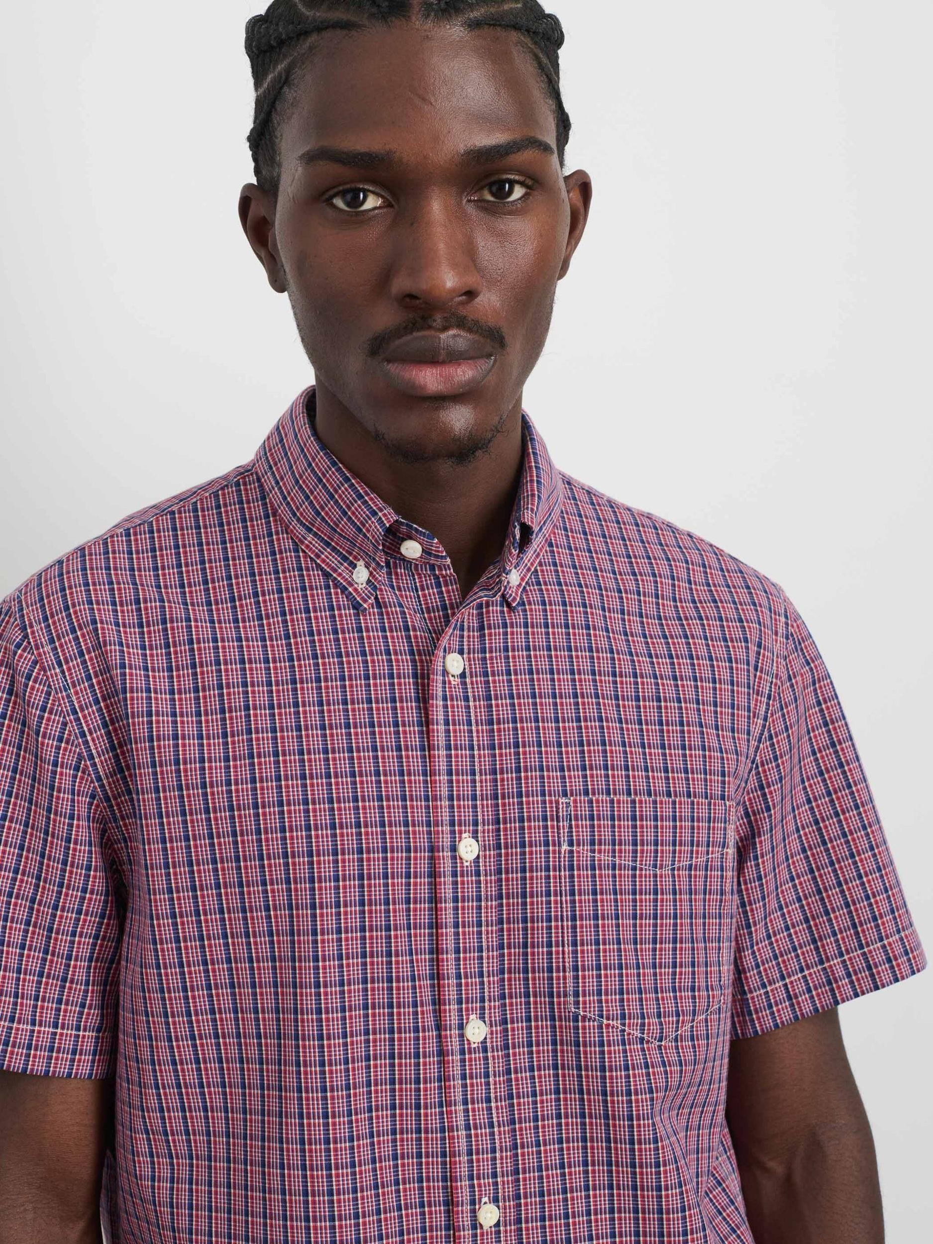 Short Sleeve Mill Shirt In Madras Product Image
