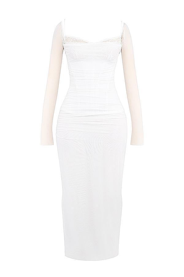 Katarina  white maxi dress Product Image