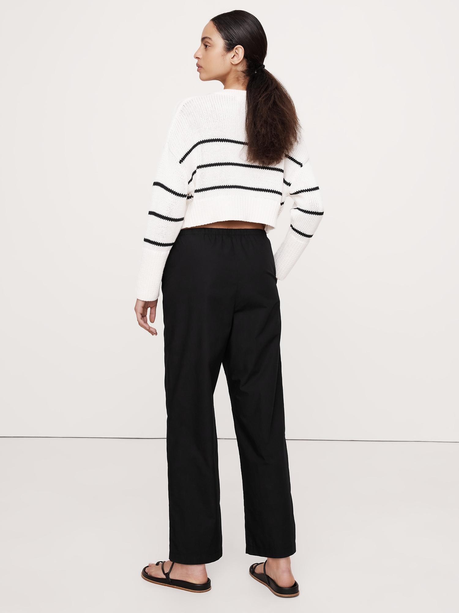Cotton Poplin Pull-On Pant Product Image