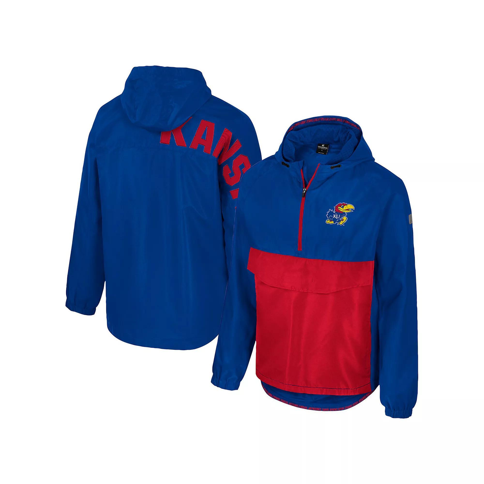 Men's Colosseum  Navy Ole Miss Rebels Reloaded Anorak Half-Zip Jacket, Size: XL, Blue Product Image